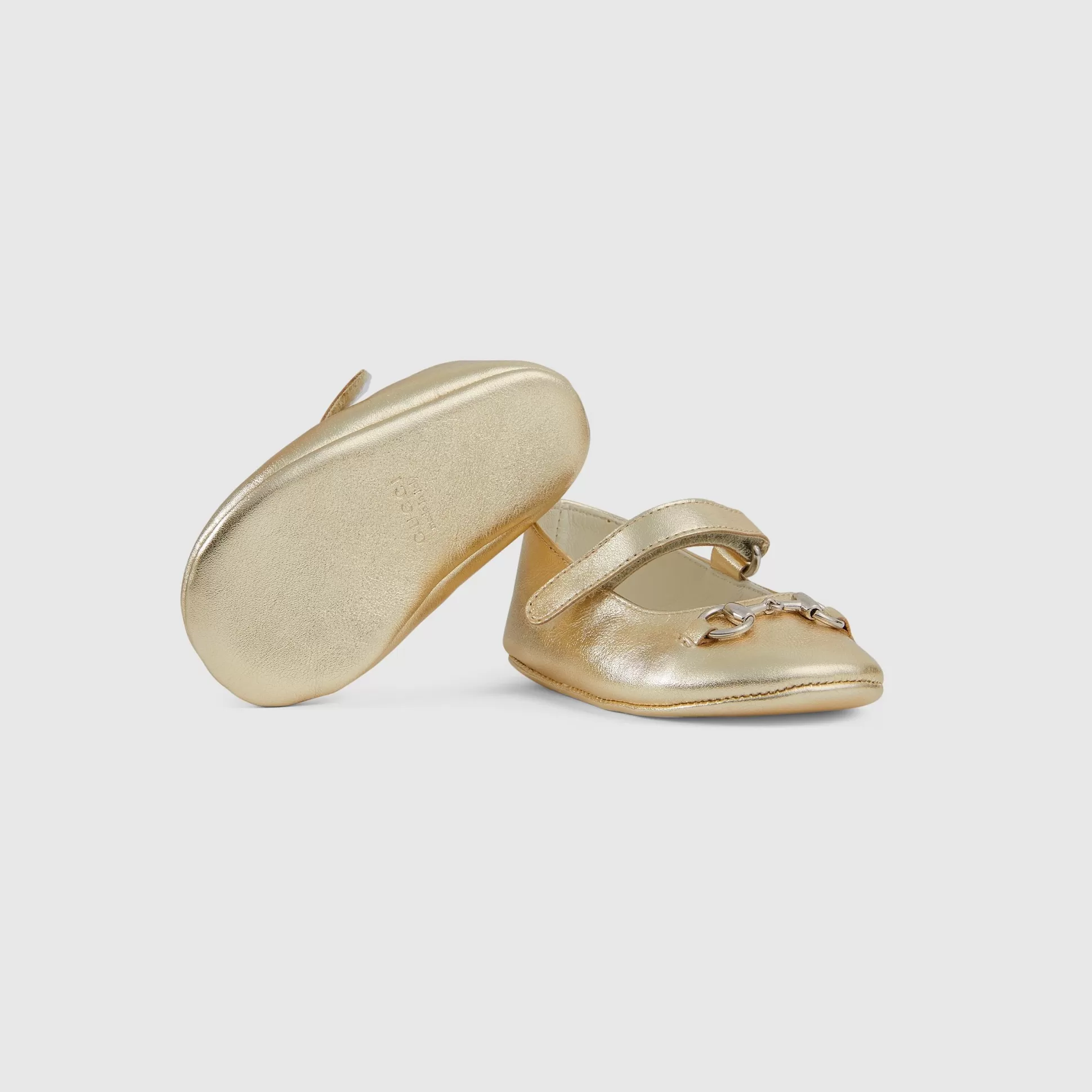 GUCCI Baby Ballet Flat With Horsebit-Children Baby Shoes (16-19)