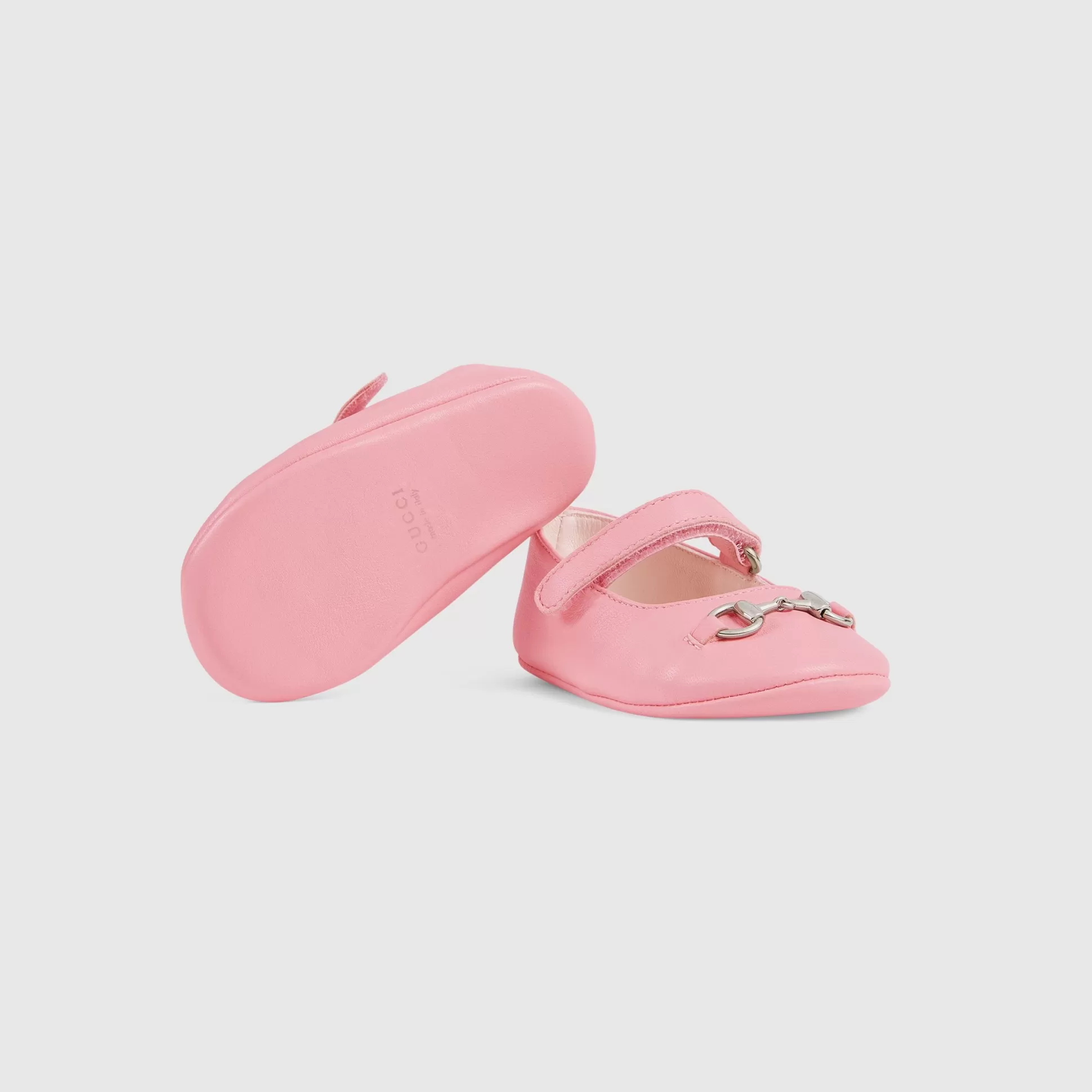 GUCCI Baby Ballet Flat With Horsebit-Children Baby Shoes (16-19)