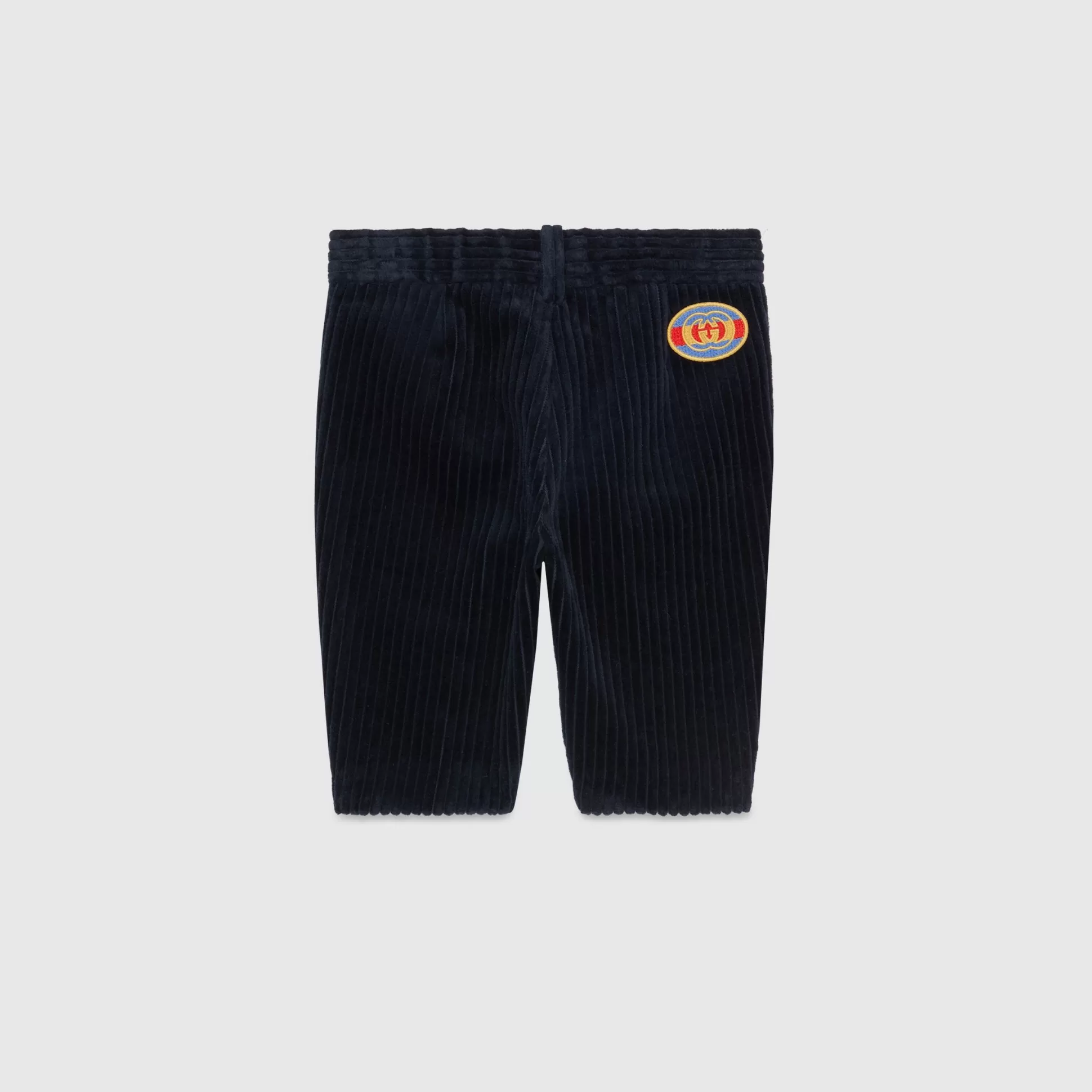 GUCCI Baby Corduroy Velvet Pant With Patch-Children Boys (0-36 Months)