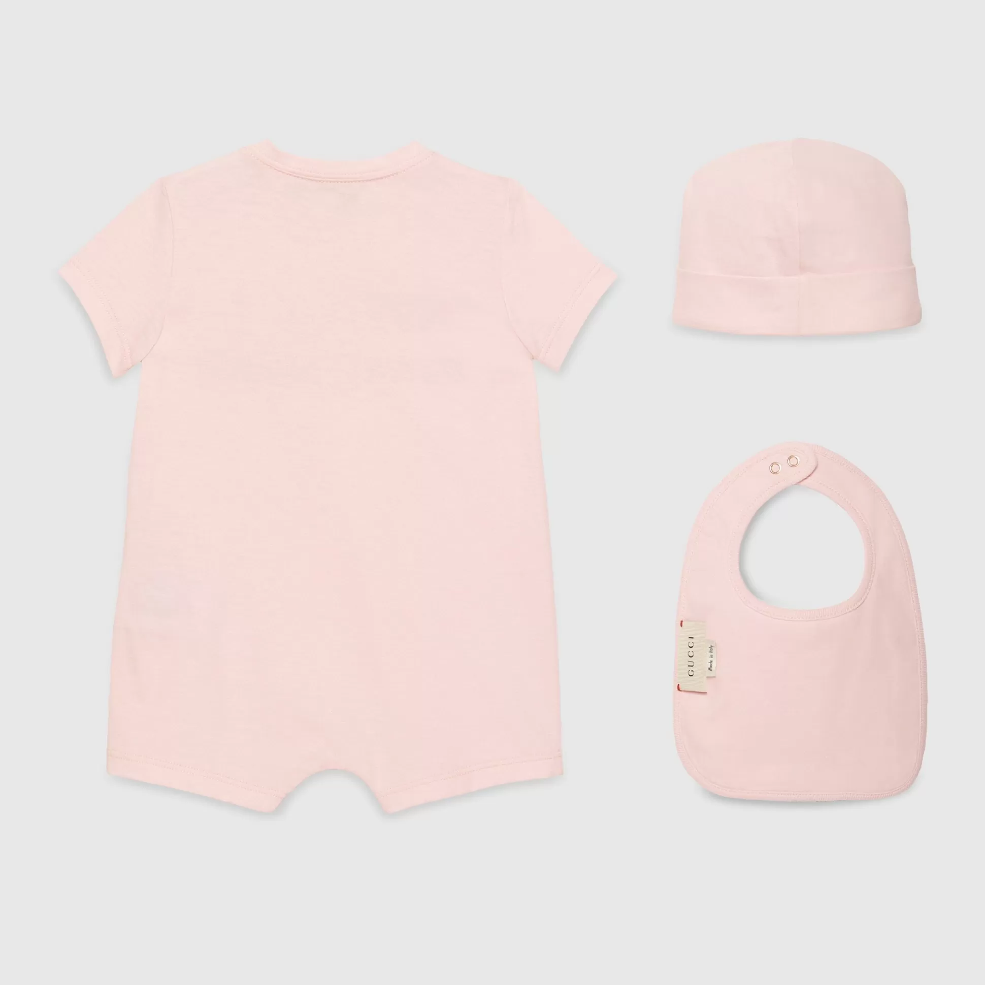 GUCCI Baby Cotton Gift Set With Logo-Children Newborn (0-12 Months)