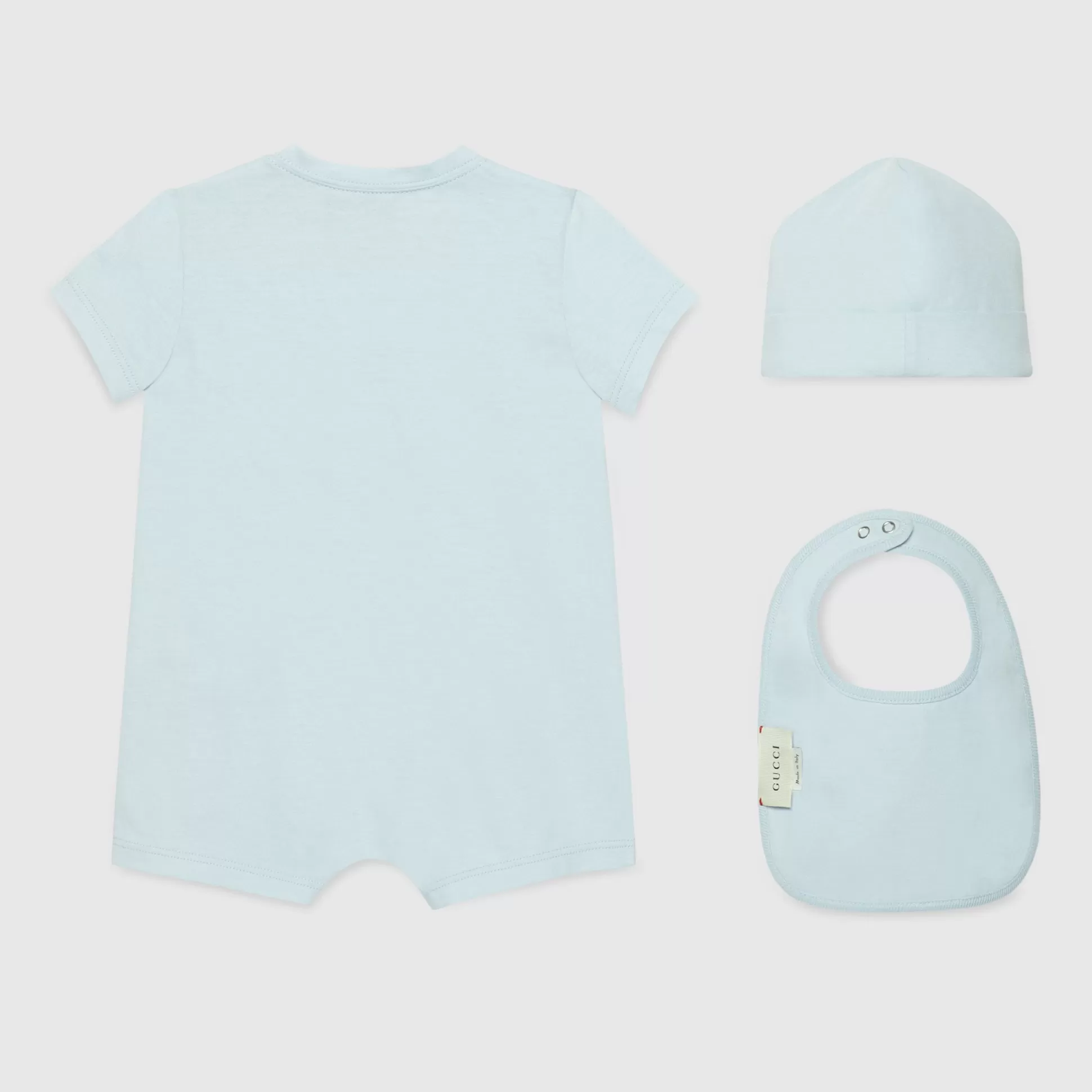 GUCCI Baby Cotton Gift Set With Logo-Children Boys (0-36 Months)