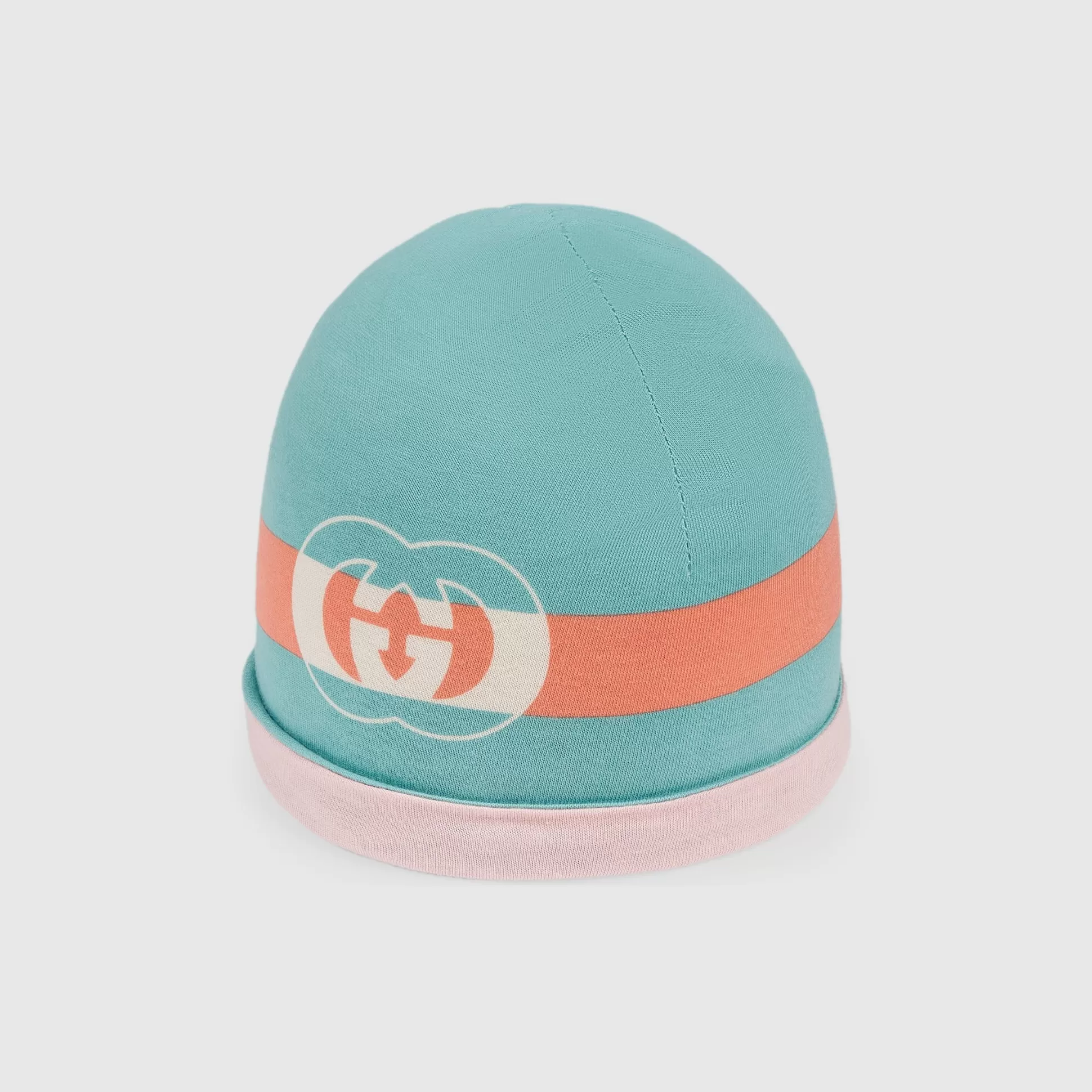 GUCCI Baby Cotton Hat With Web-Children Accessories