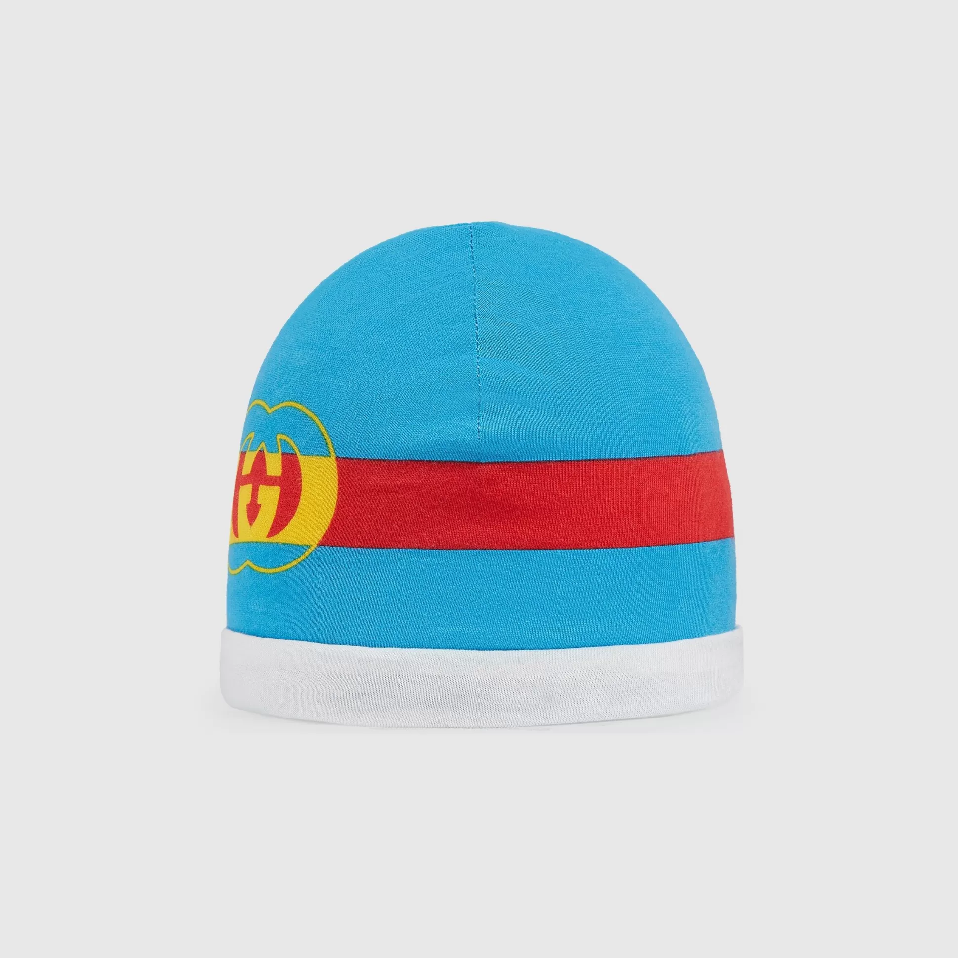 GUCCI Baby Cotton Hat With Web-Children Accessories