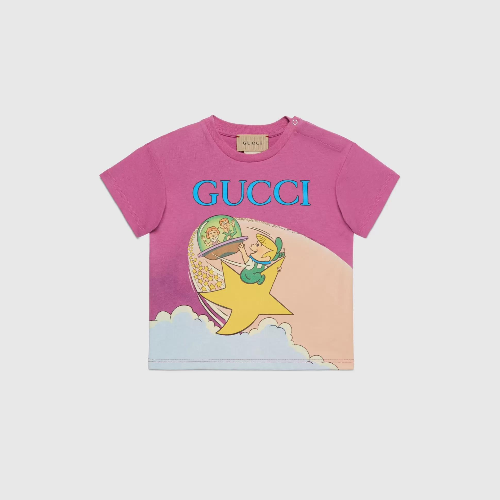 GUCCI Baby Printed Cotton T-Shirt-Children Girls (0-36 Months)