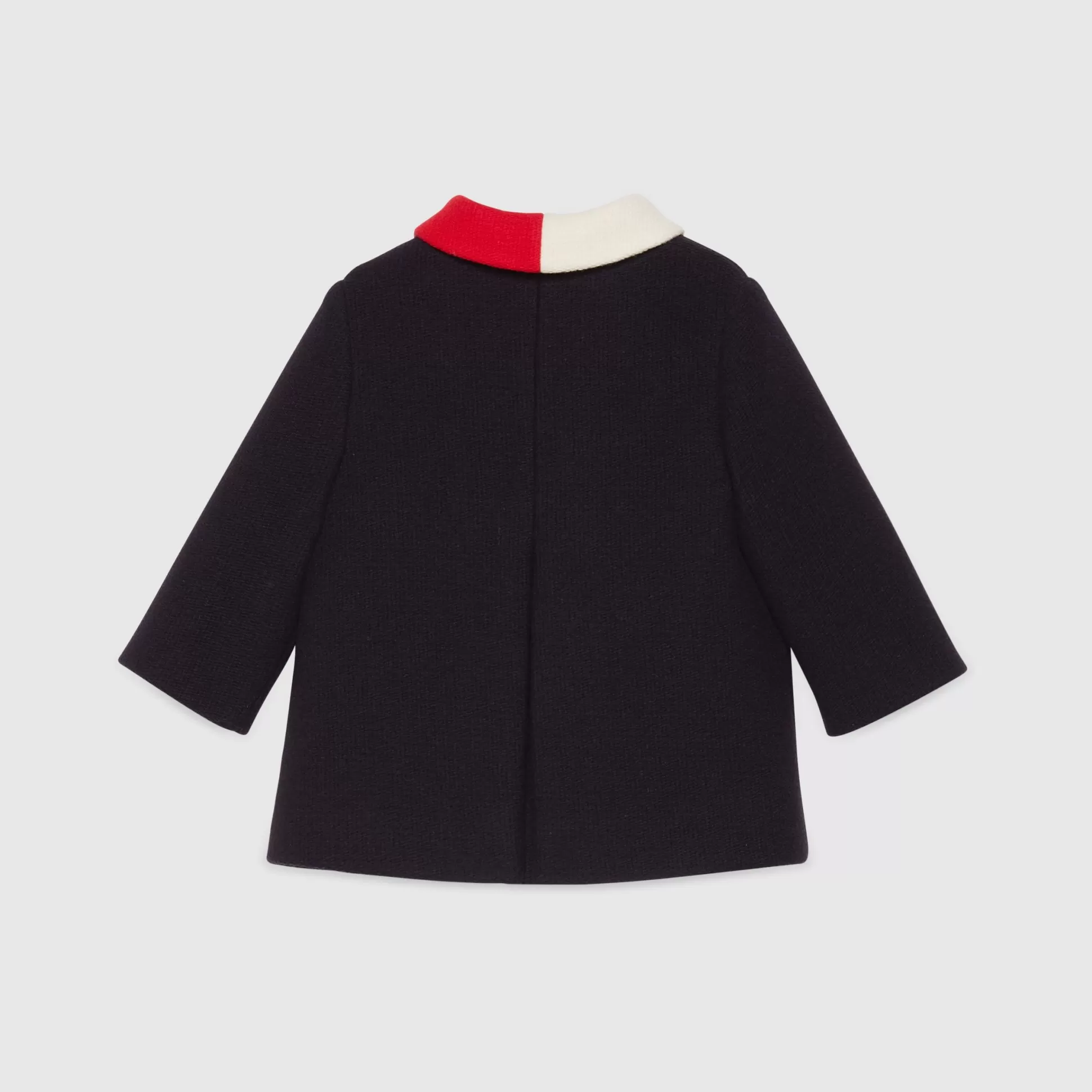 GUCCI Baby Textured Wool Coat-Children Girls (0-36 Months)