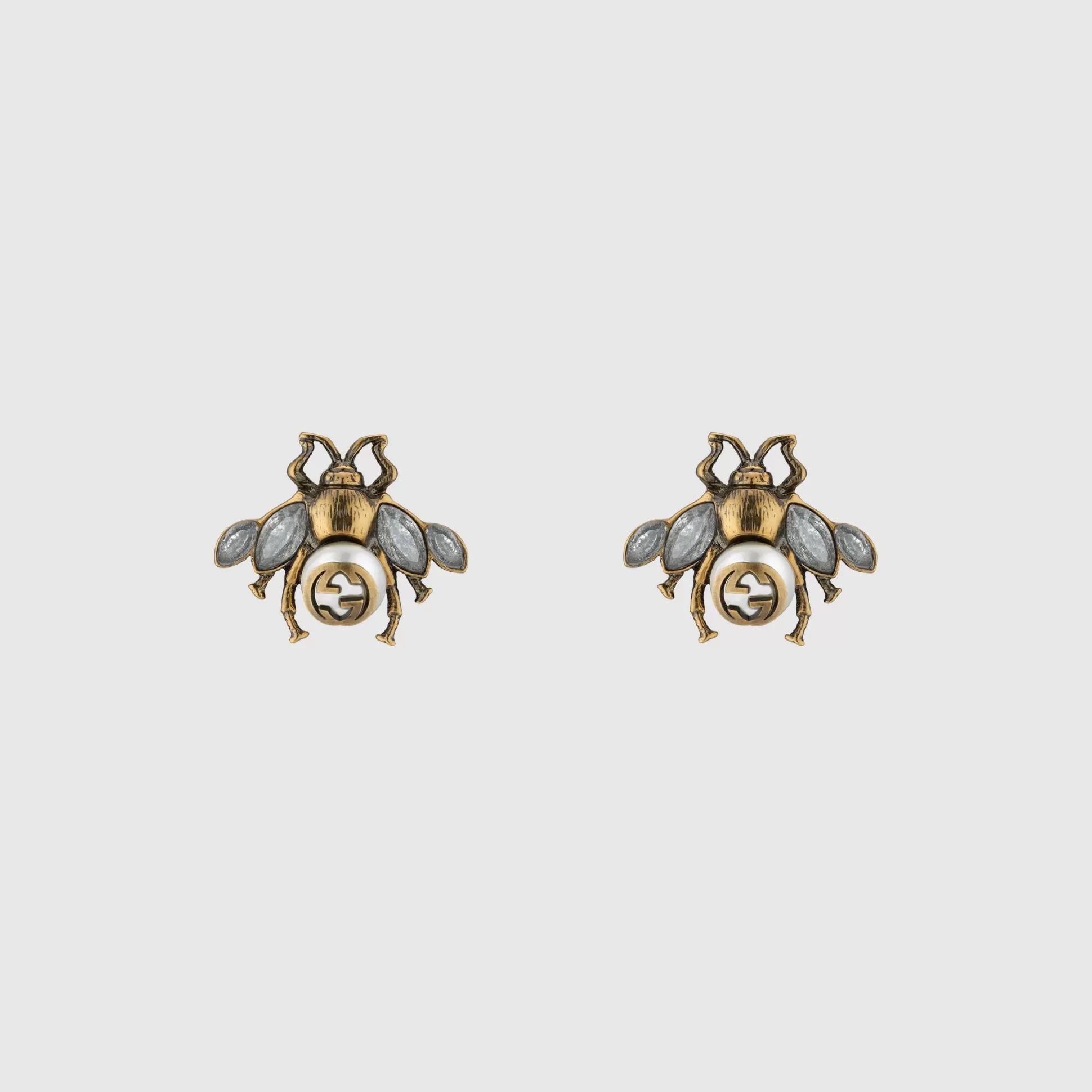 GUCCI Bee Earrings With Crystals- Earrings
