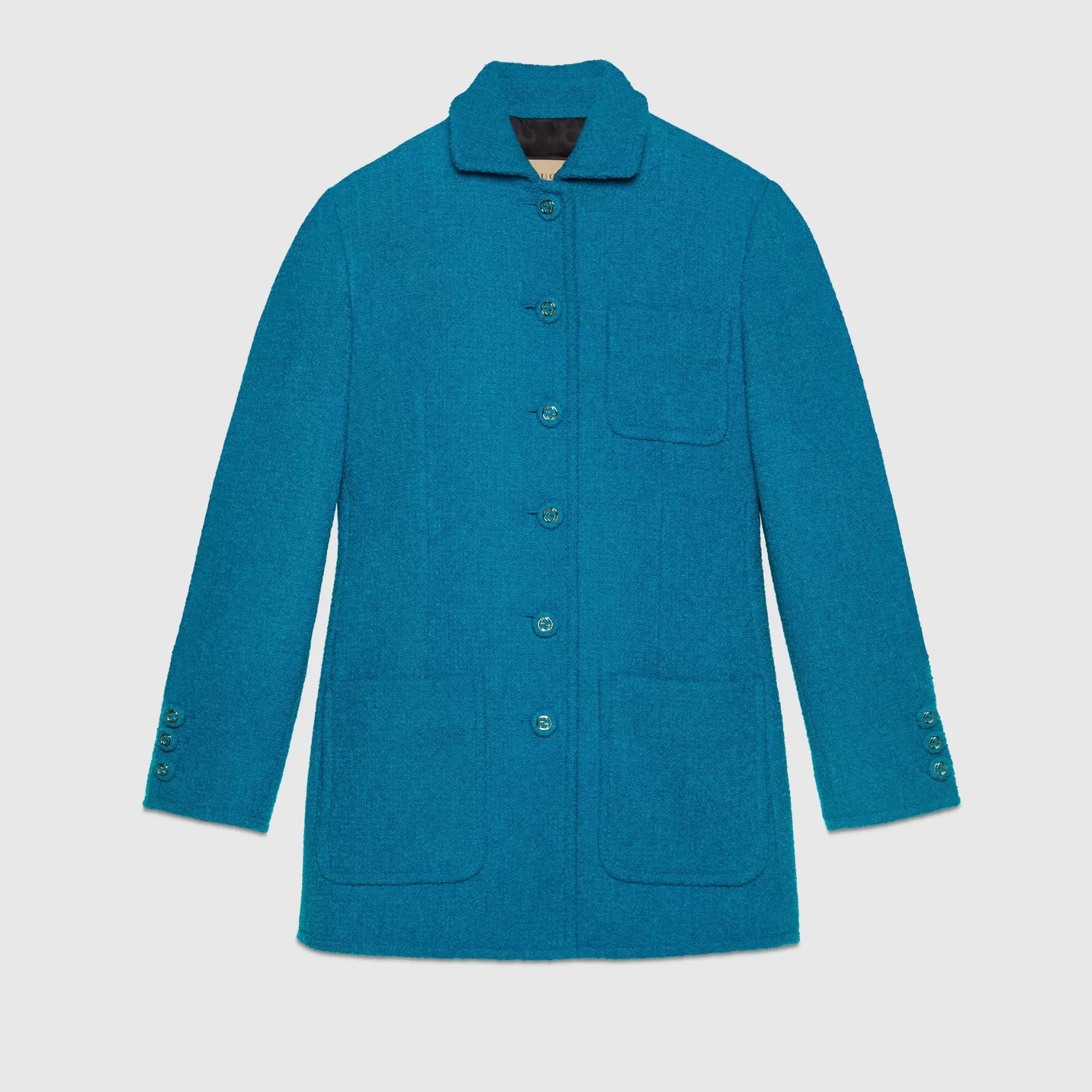 GUCCI Boucle Wool Jacket-Women Coats & Jackets