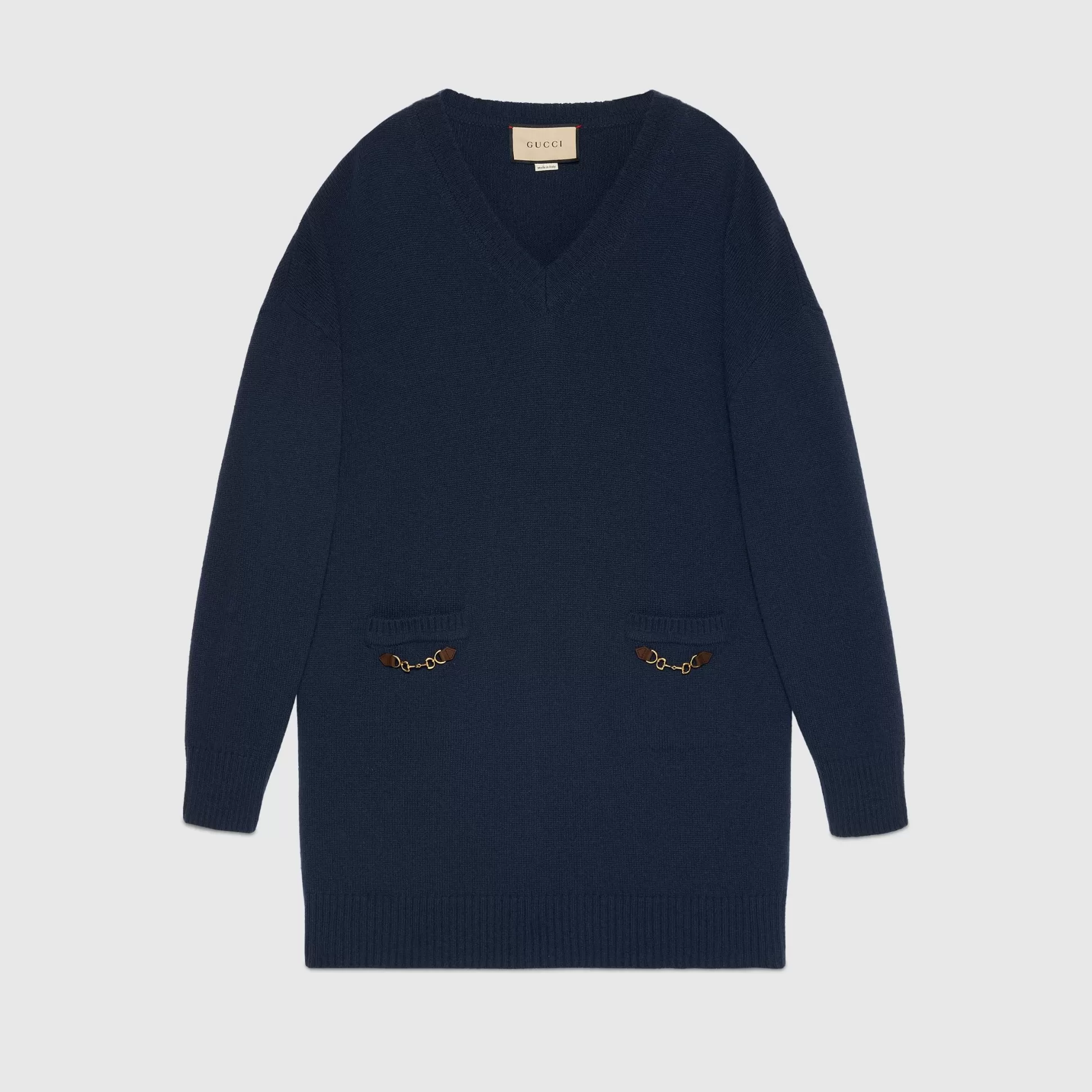 GUCCI Cashmere Sweater With Horsebit-Women Knitwear