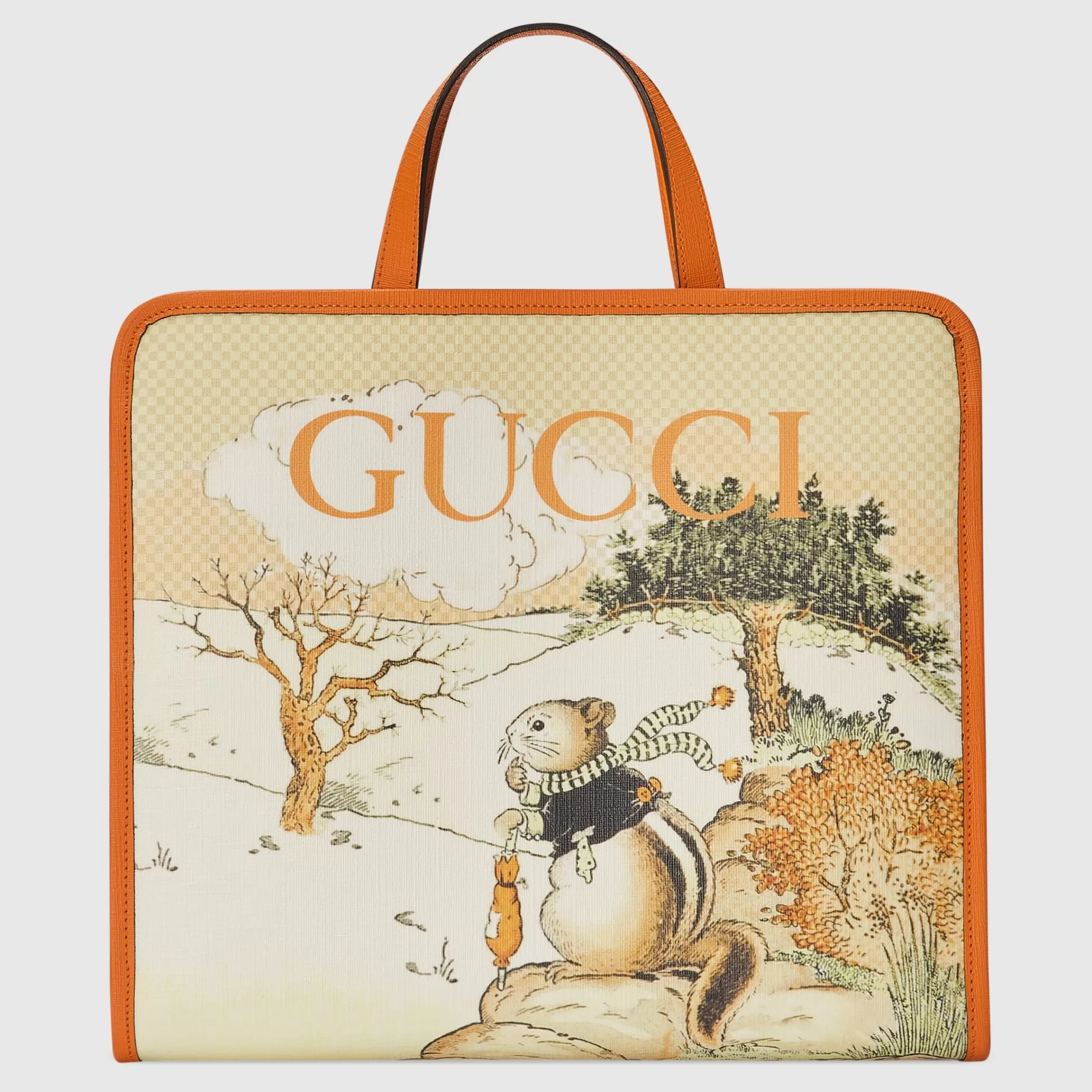 GUCCI Children'S Animal Print Tote Bag-Children Bags & Backpacks