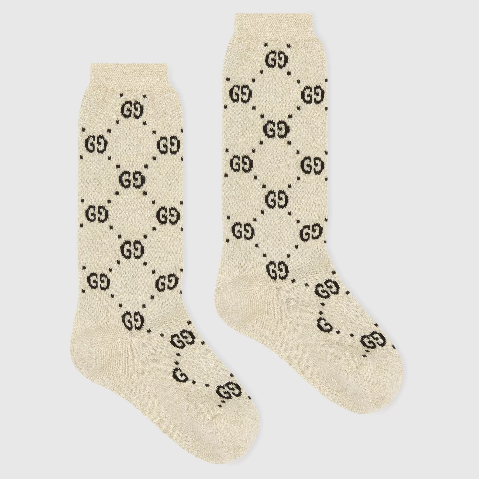 GUCCI Children'S Cotton Gg Lame Socks-Children Soft Accessories