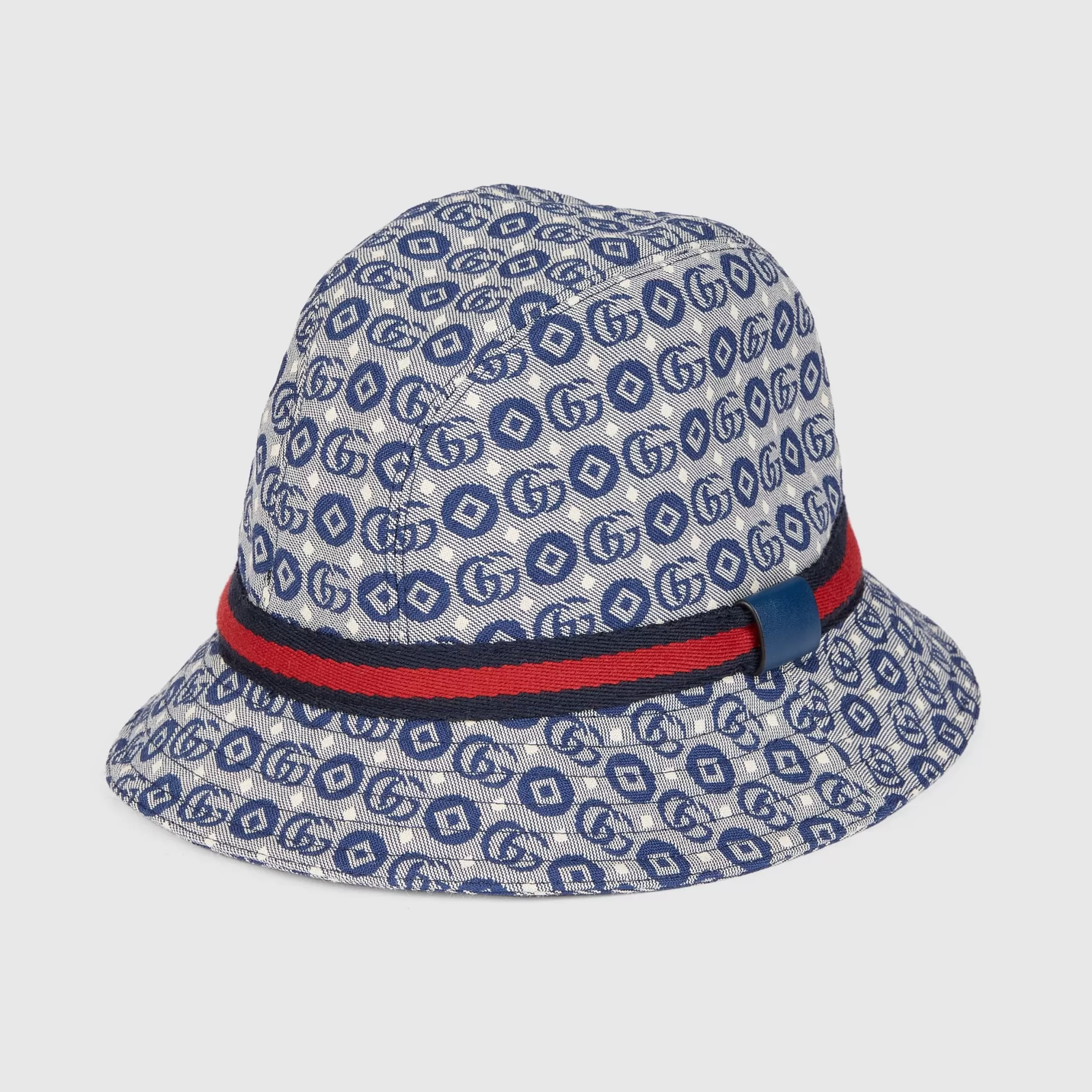GUCCI Children'S Cotton Hat With Web-Children Soft Accessories