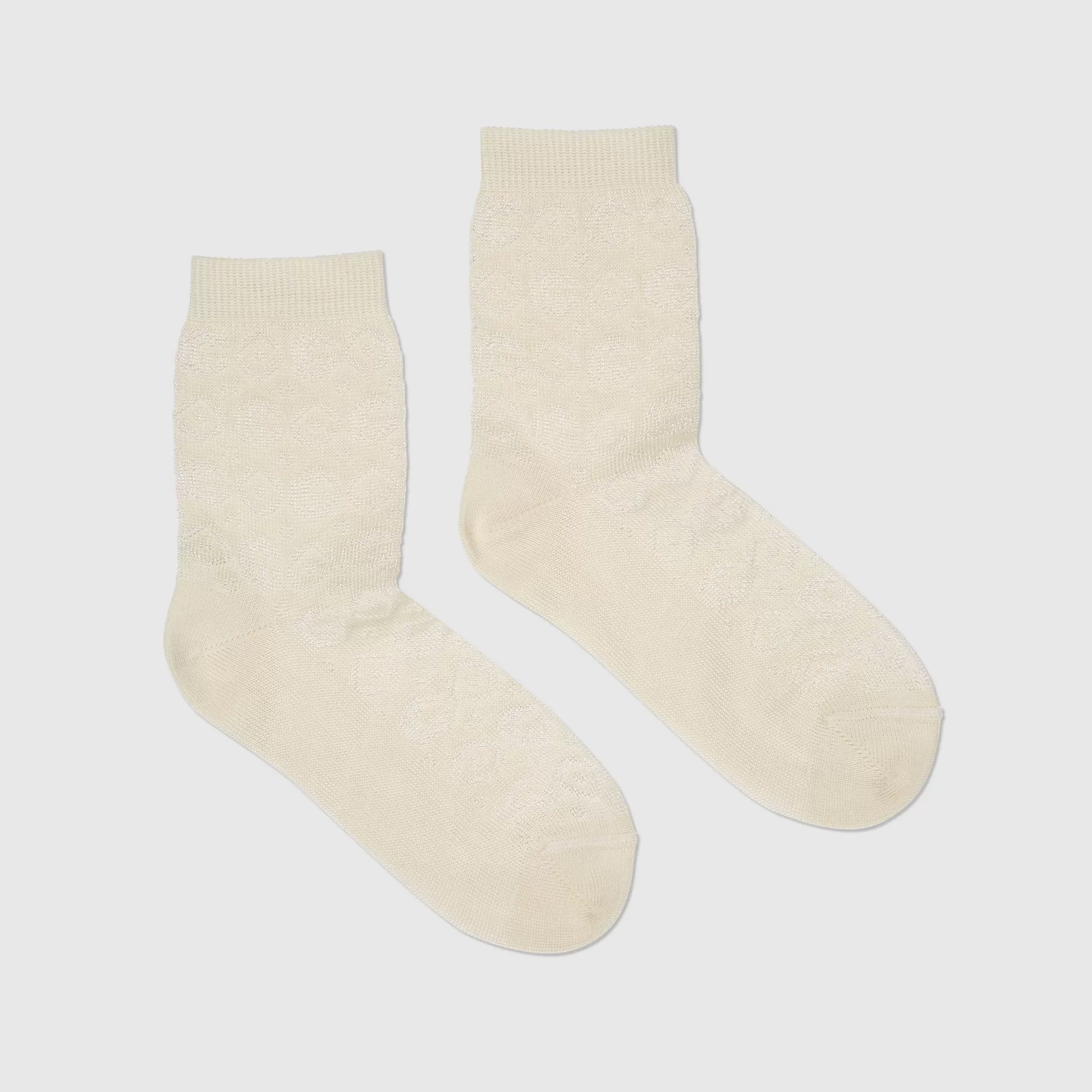GUCCI Children'S Cotton Silk Socks-Children Soft Accessories