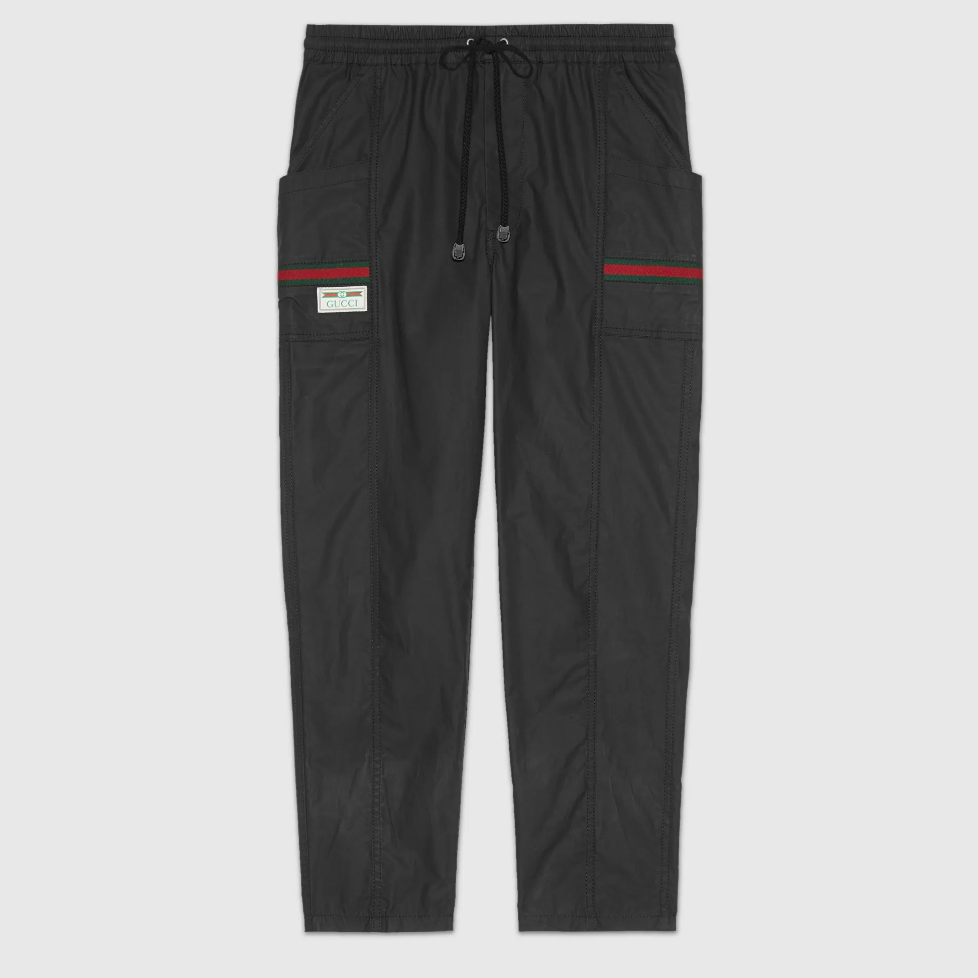 GUCCI Coated Cotton Pant With Label-Men Pants & Shorts