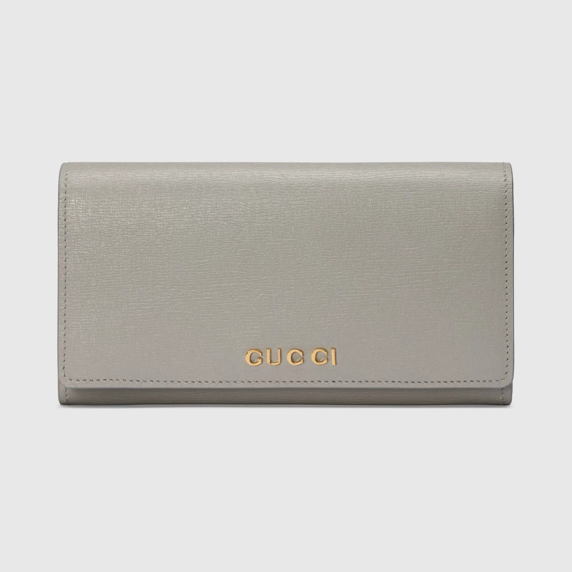 GUCCI Continental Wallet With Script-Women Long Wallets