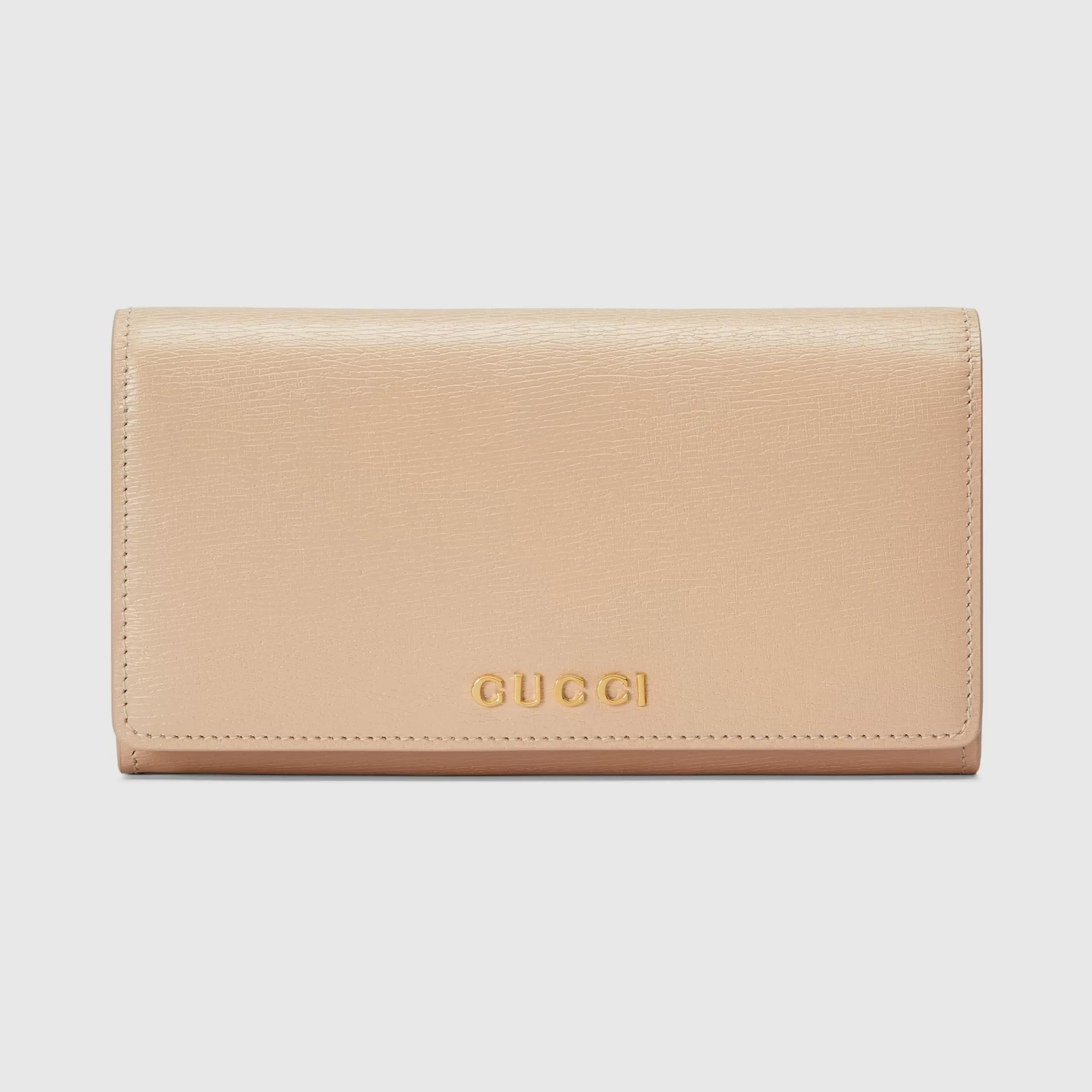 GUCCI Continental Wallet With Script-Women Long Wallets