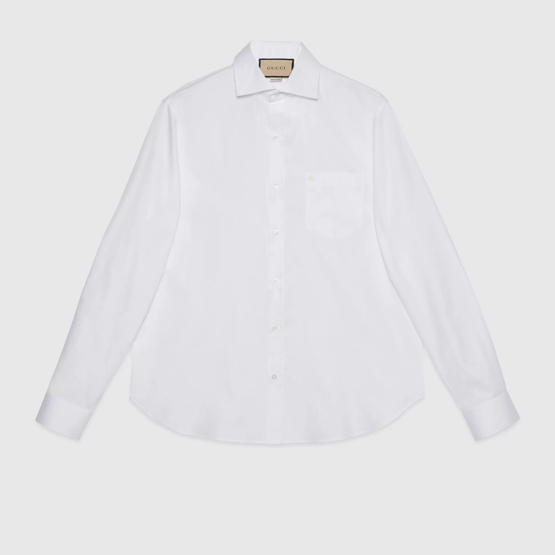 GUCCI Cotton Boxy Shirt With Double G-Men Formalwear