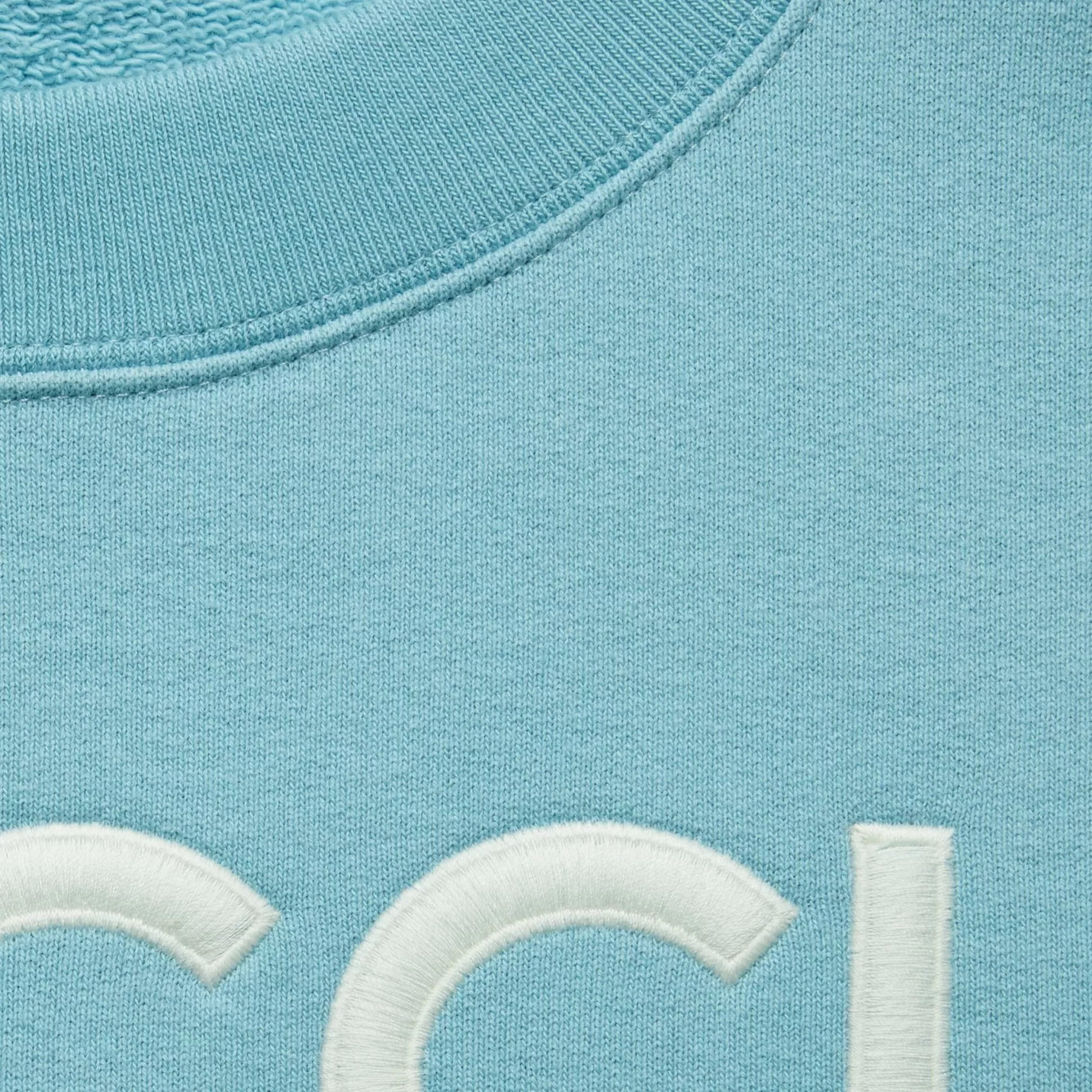 GUCCI Cotton Cropped Sweatshirt With Embroidery-Women T-Shirts & Sweatshirts