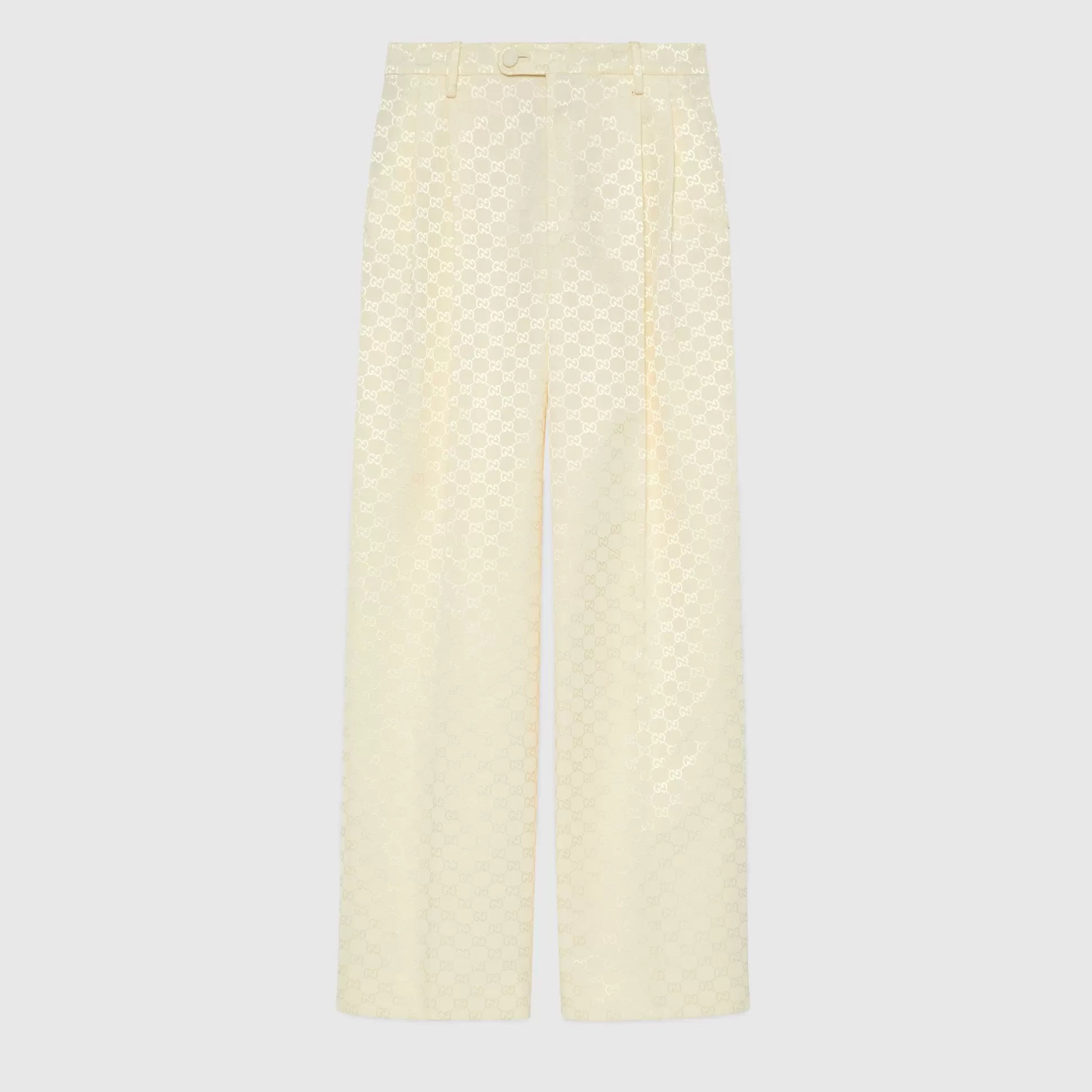GUCCI Cotton Faille Pants-Women Pants & Shorts