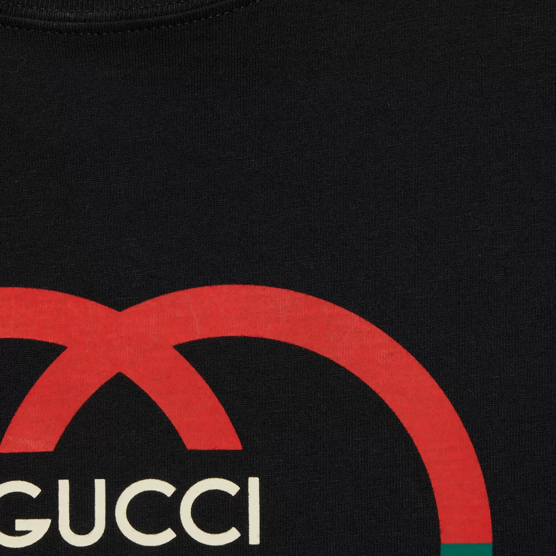GUCCI Cotton Jersey Printed T-Shirt-Men T-Shirts & Polos