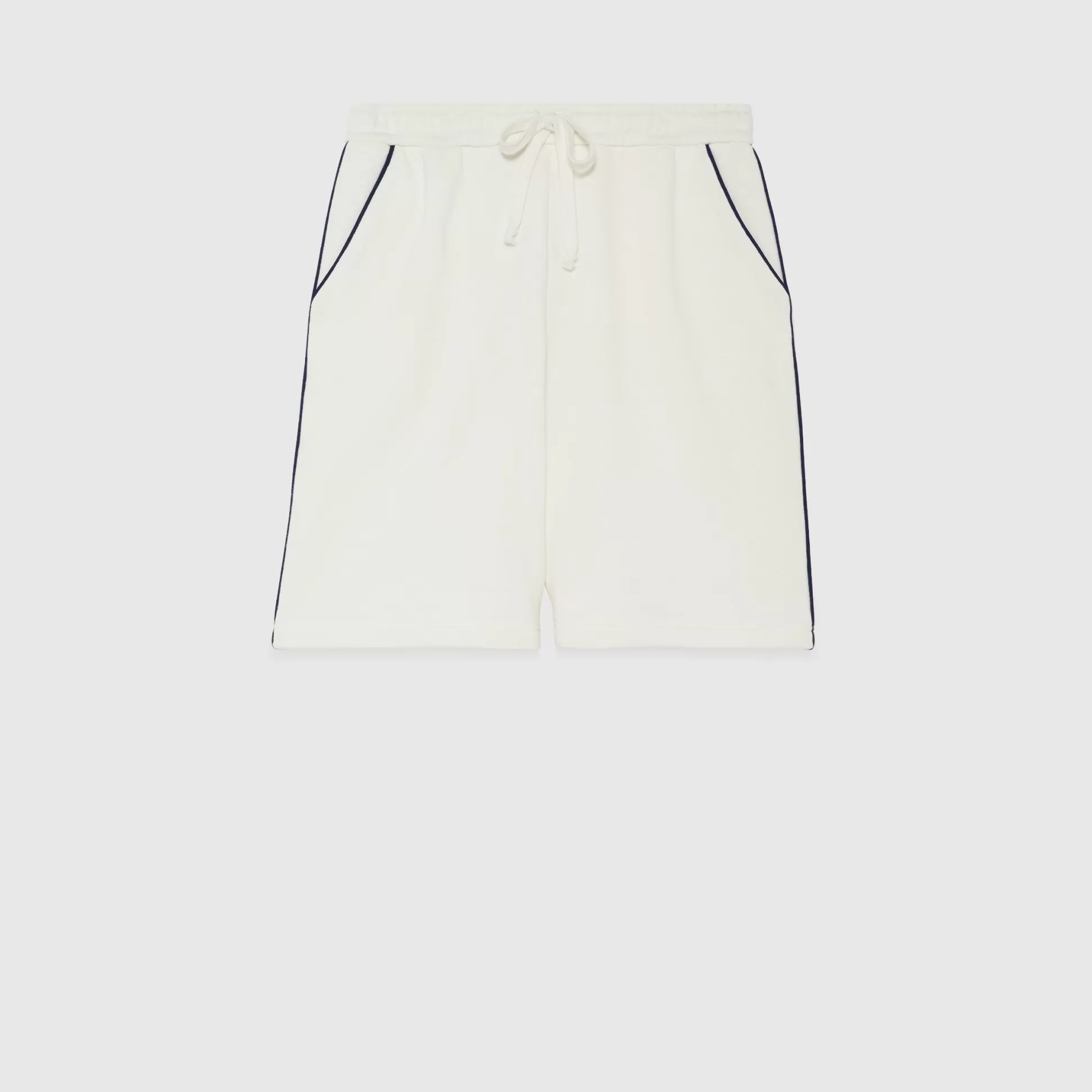 GUCCI Cotton Jersey Shorts With Embroidery-Women Activewear