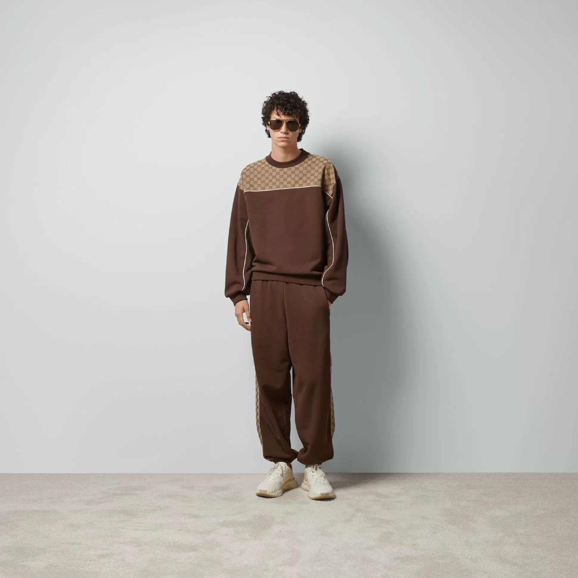 GUCCI Cotton Jersey Sweatpants-Men Tracksuits & Sweatshirts