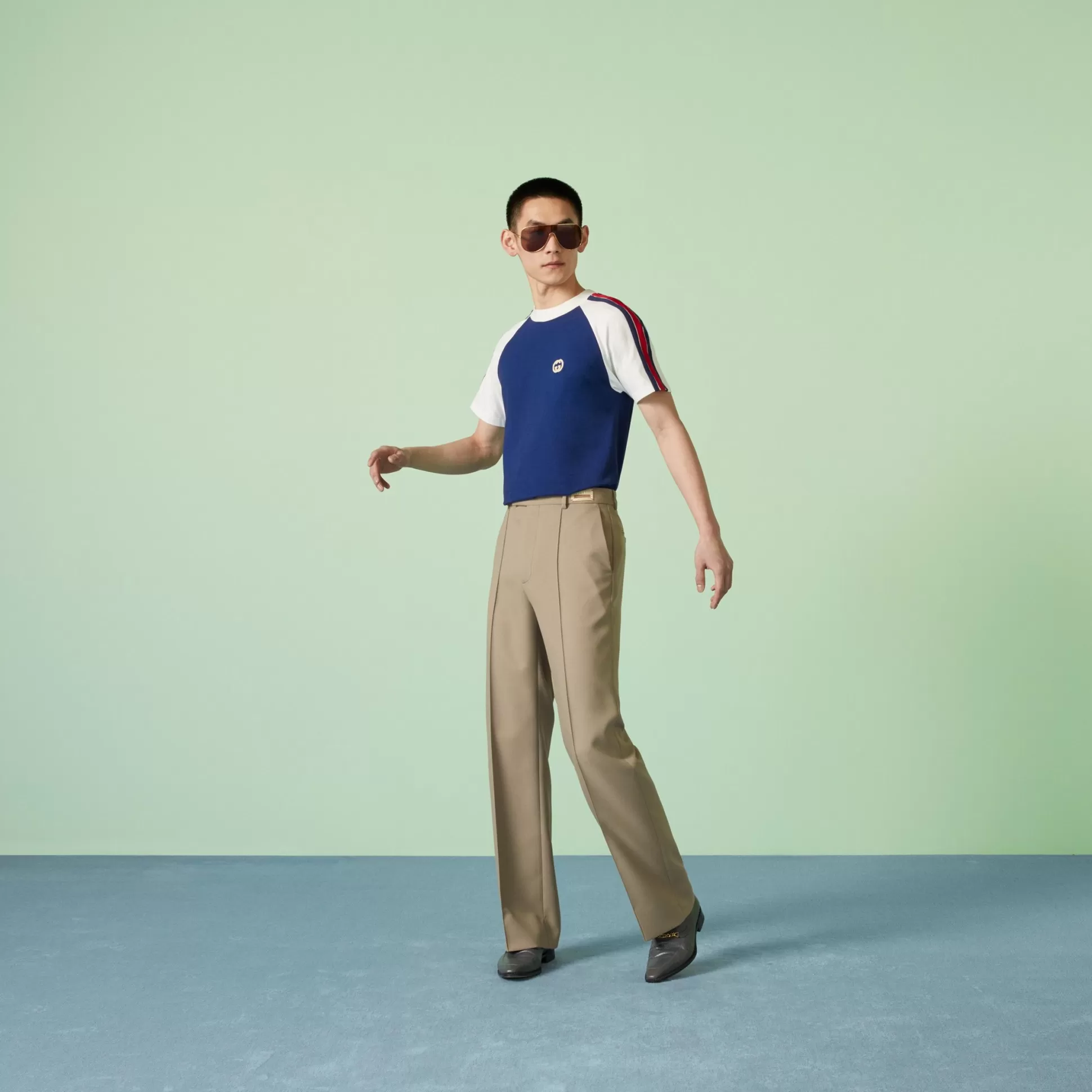 GUCCI Cotton Jersey T-Shirt With Patch-Men T-Shirts & Polos