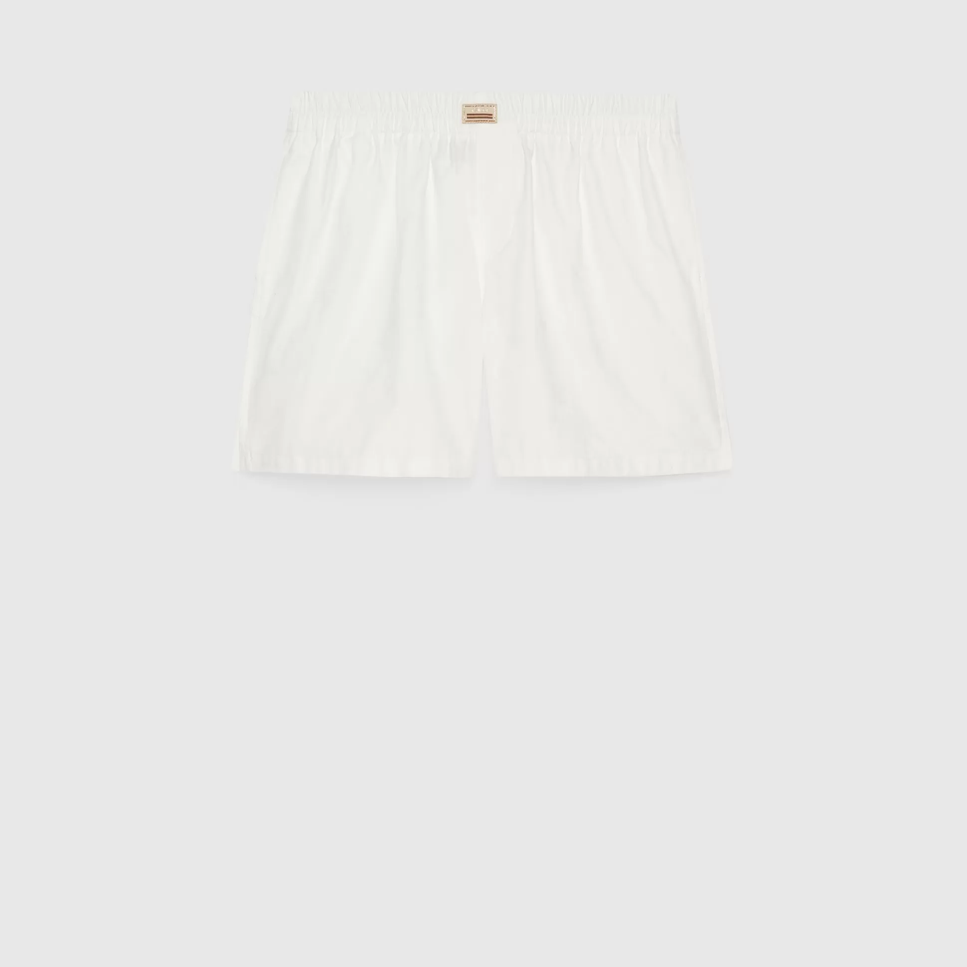 GUCCI Cotton Poplin Shorts-Women Pants & Shorts