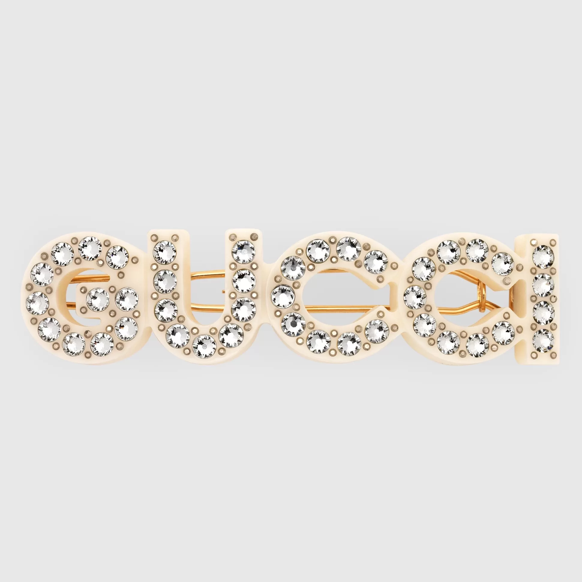 GUCCI Crystal '' Hair Slide- Hair Accessories