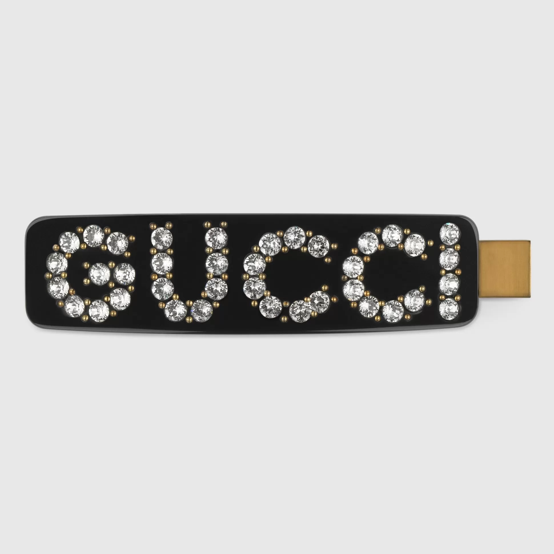 GUCCI Crystal Single Hair Clip- Hair Accessories