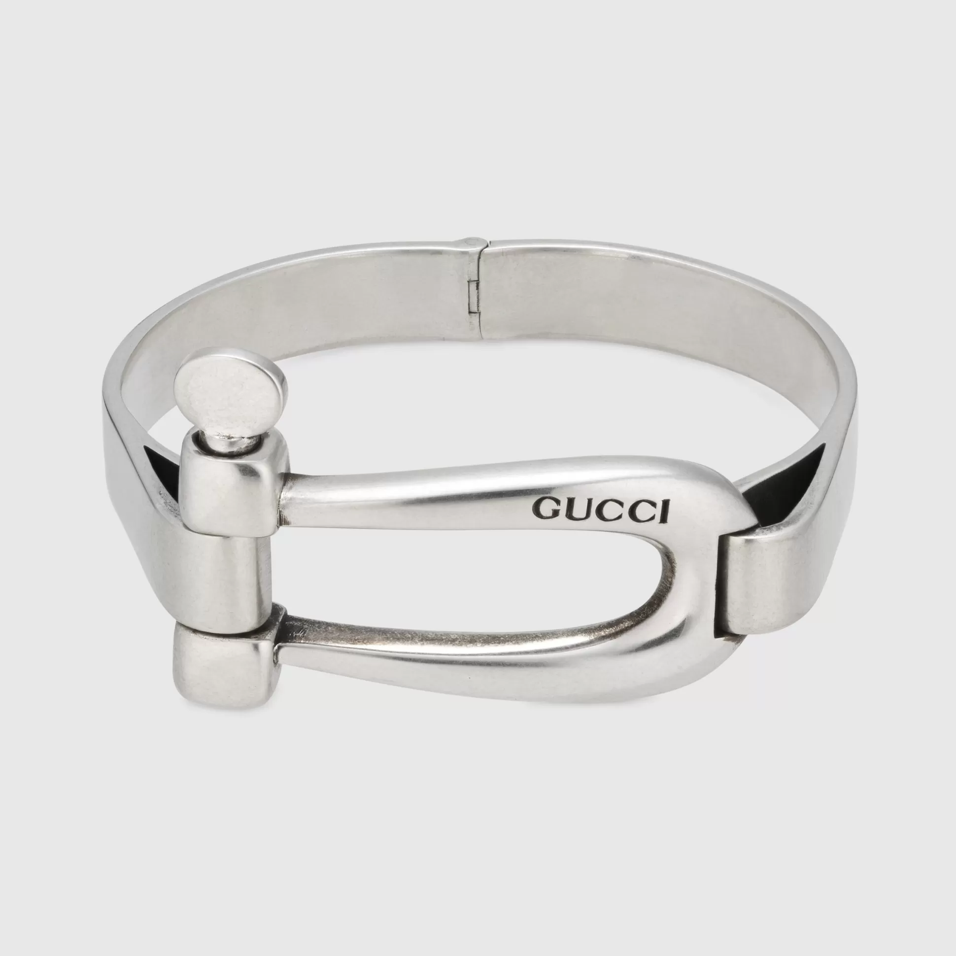 GUCCI Cuff Bracelet With Stirrup Detail- Bracelets
