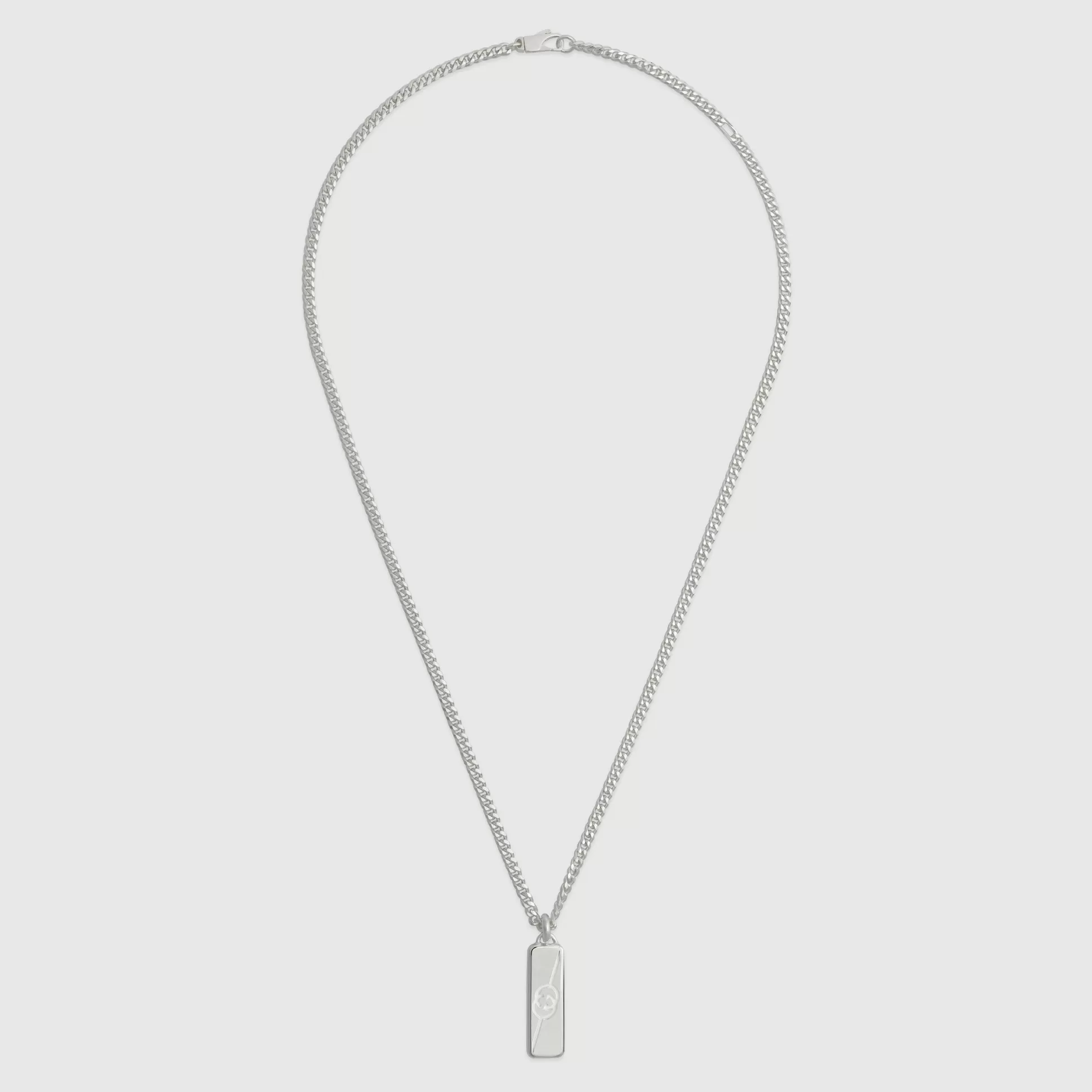 GUCCI Diagonal Interlocking G Necklace- Necklaces