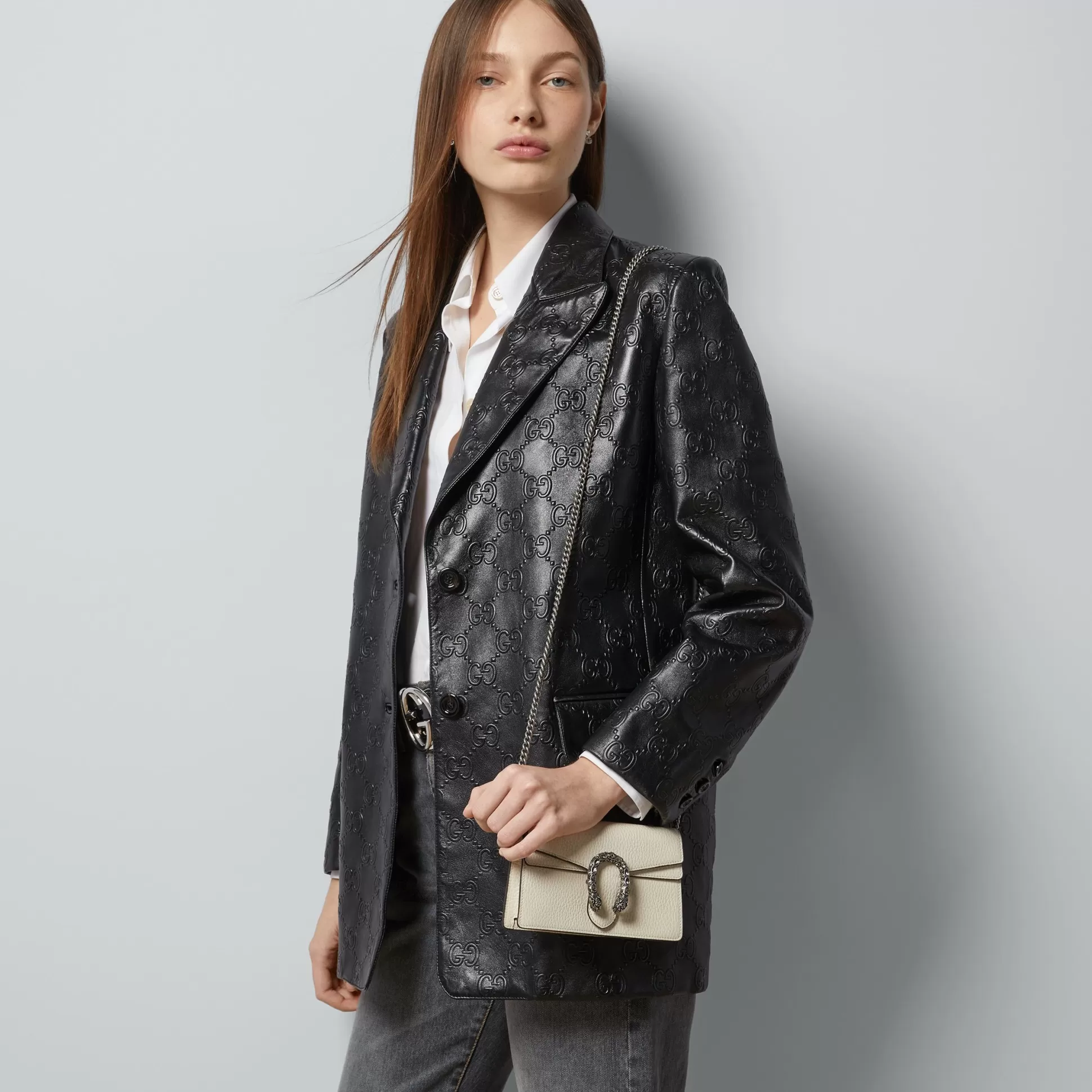 GUCCI Dionysus Super Mini Leather Bag-Women Mini Bags