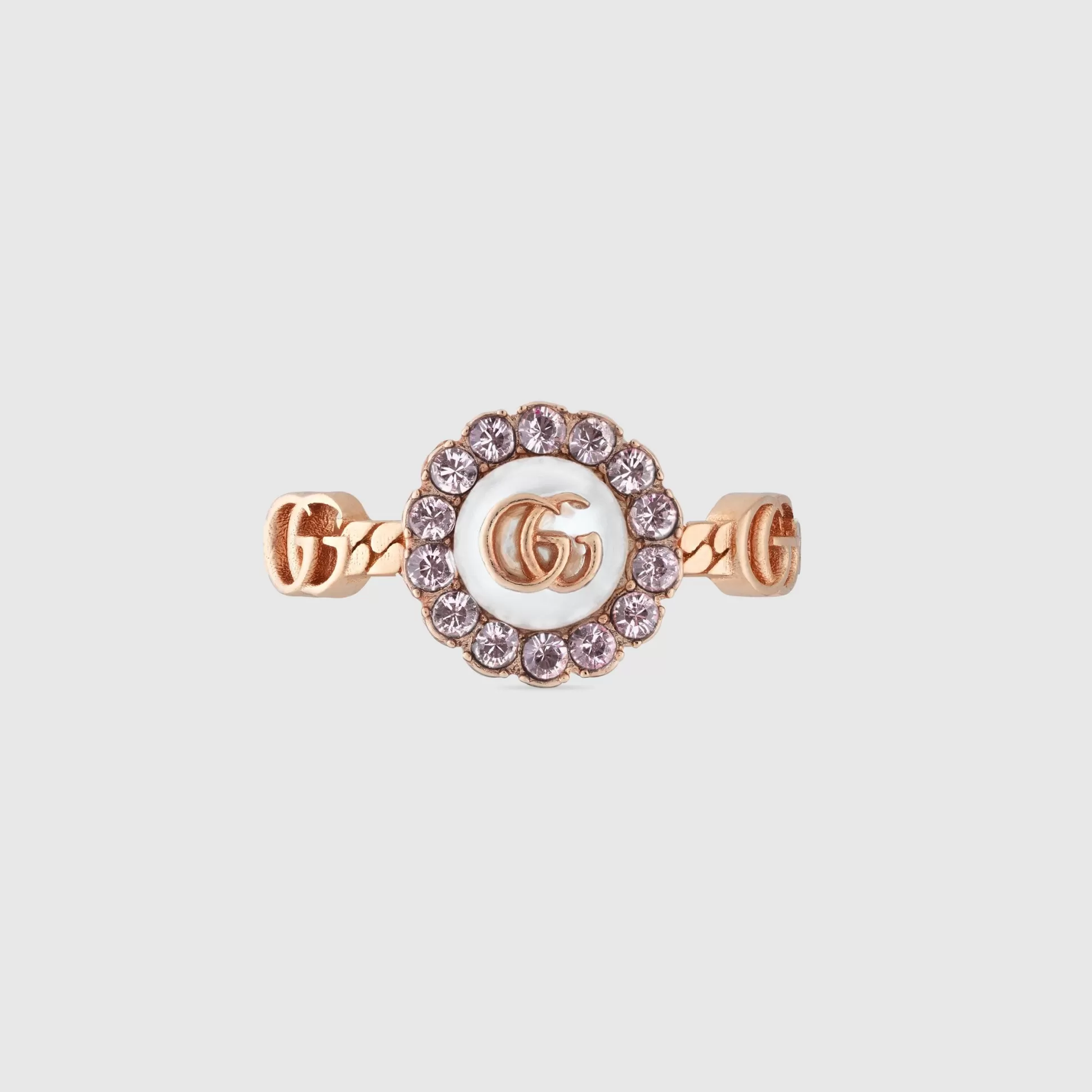 GUCCI Double G Flower Ring- Rings