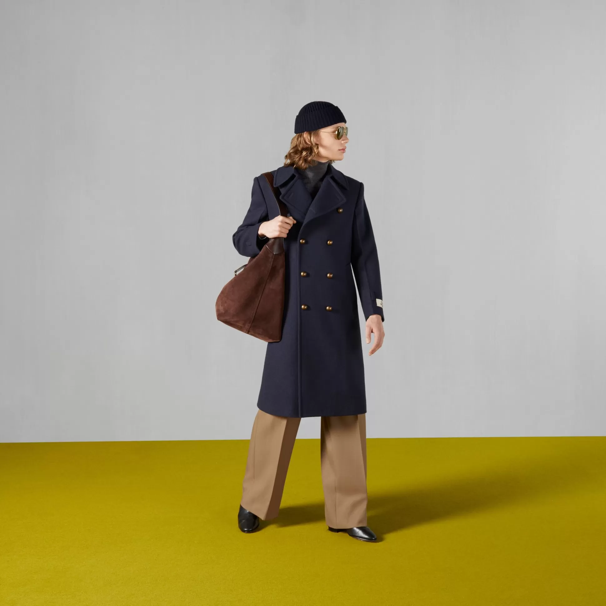 GUCCI Felt Wool Coat-Men Coats