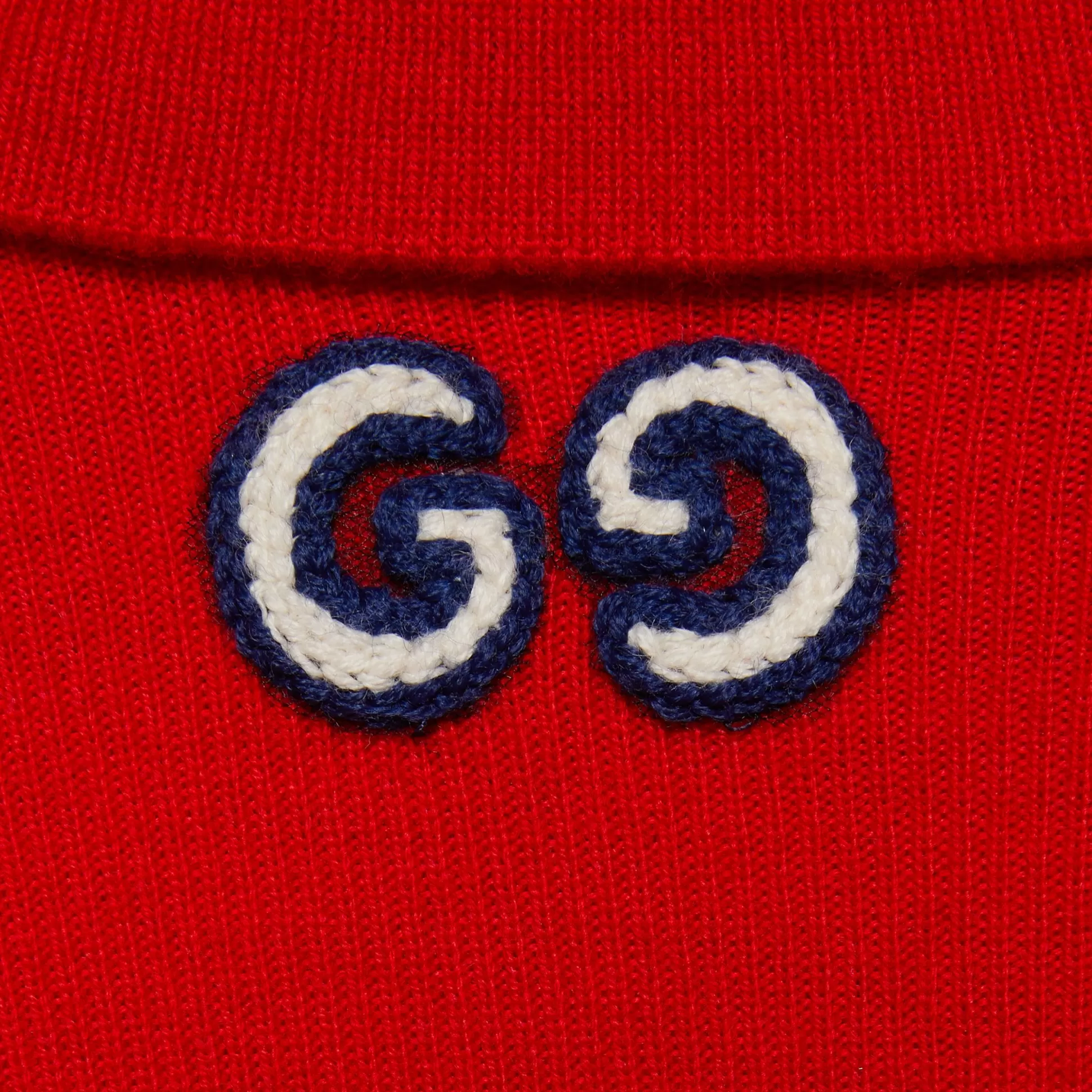 GUCCI Fine Rib Wool Turtleneck Sweater-Women Knitwear