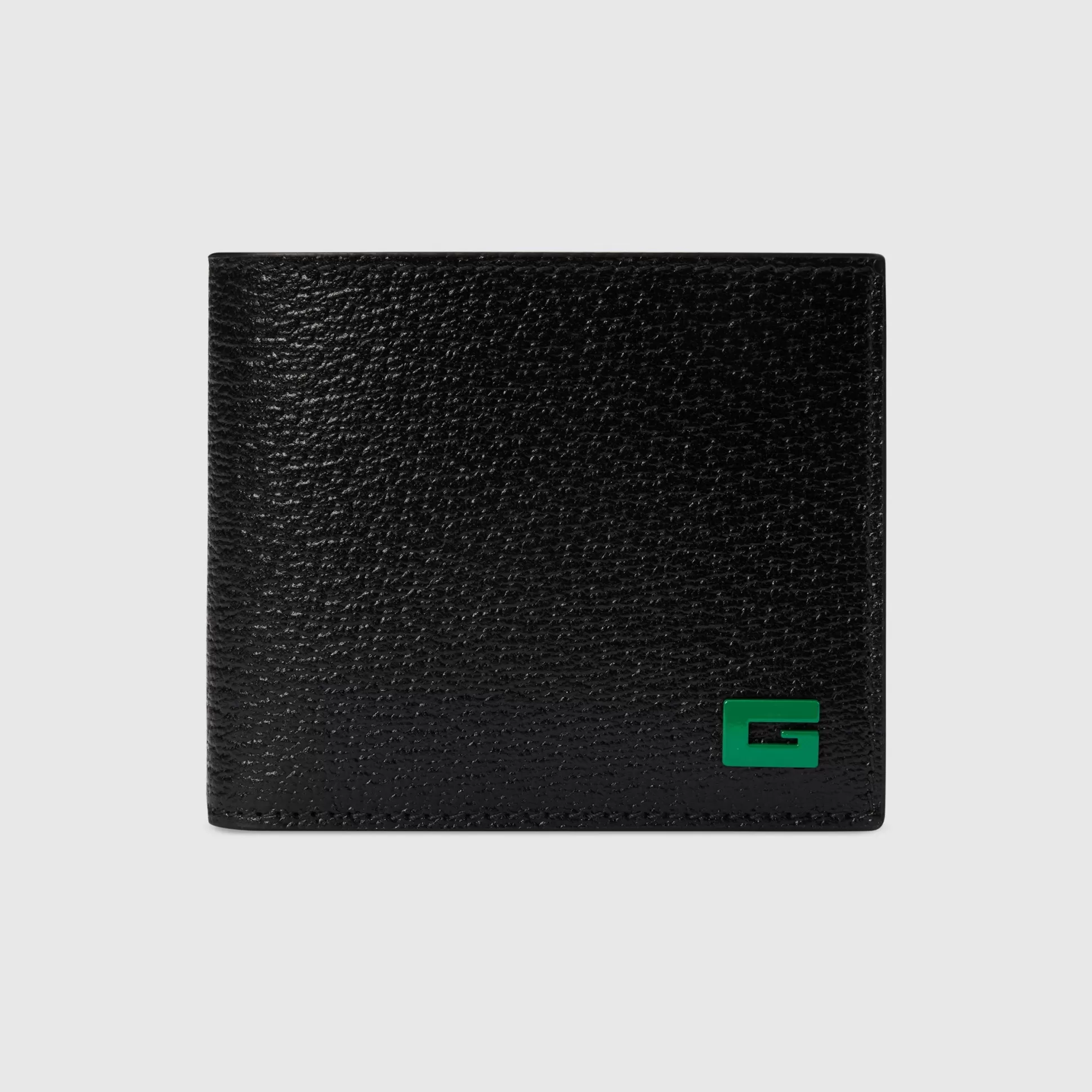 GUCCI Folding Wallet With G Detail-Men Bi-Fold Wallets