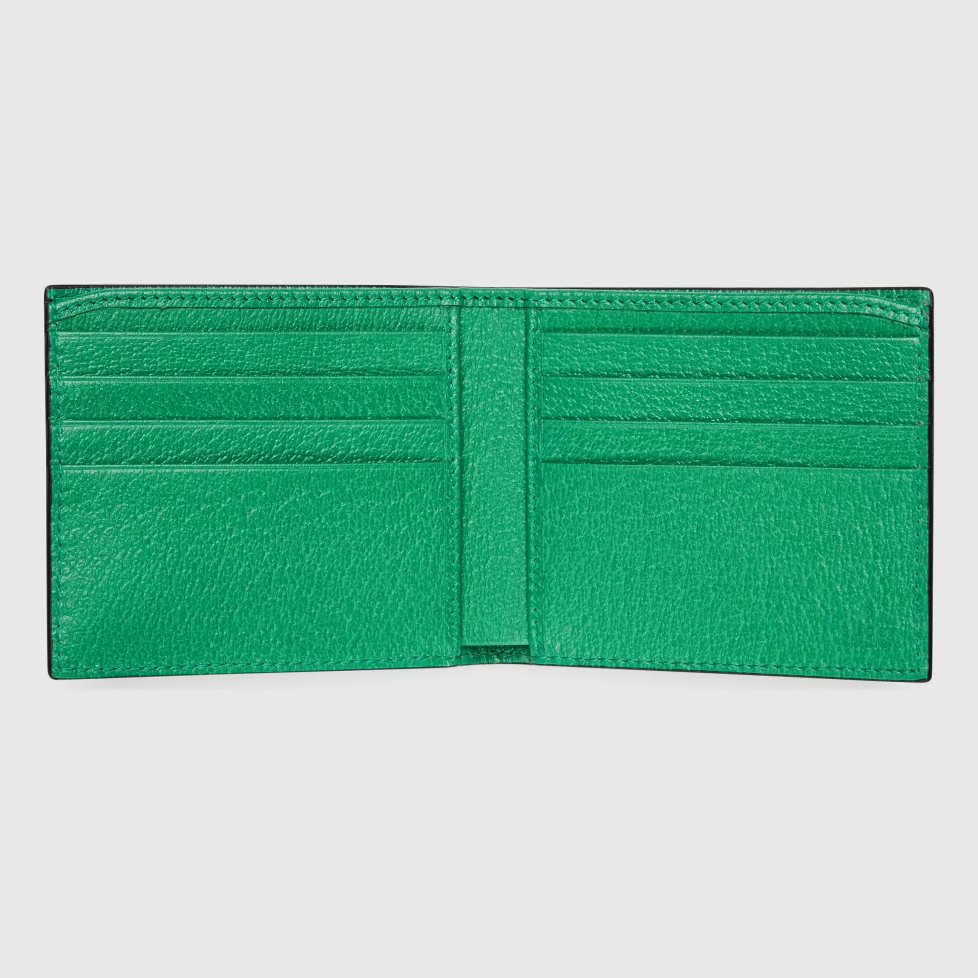 GUCCI Folding Wallet With G Detail-Men Bi-Fold Wallets