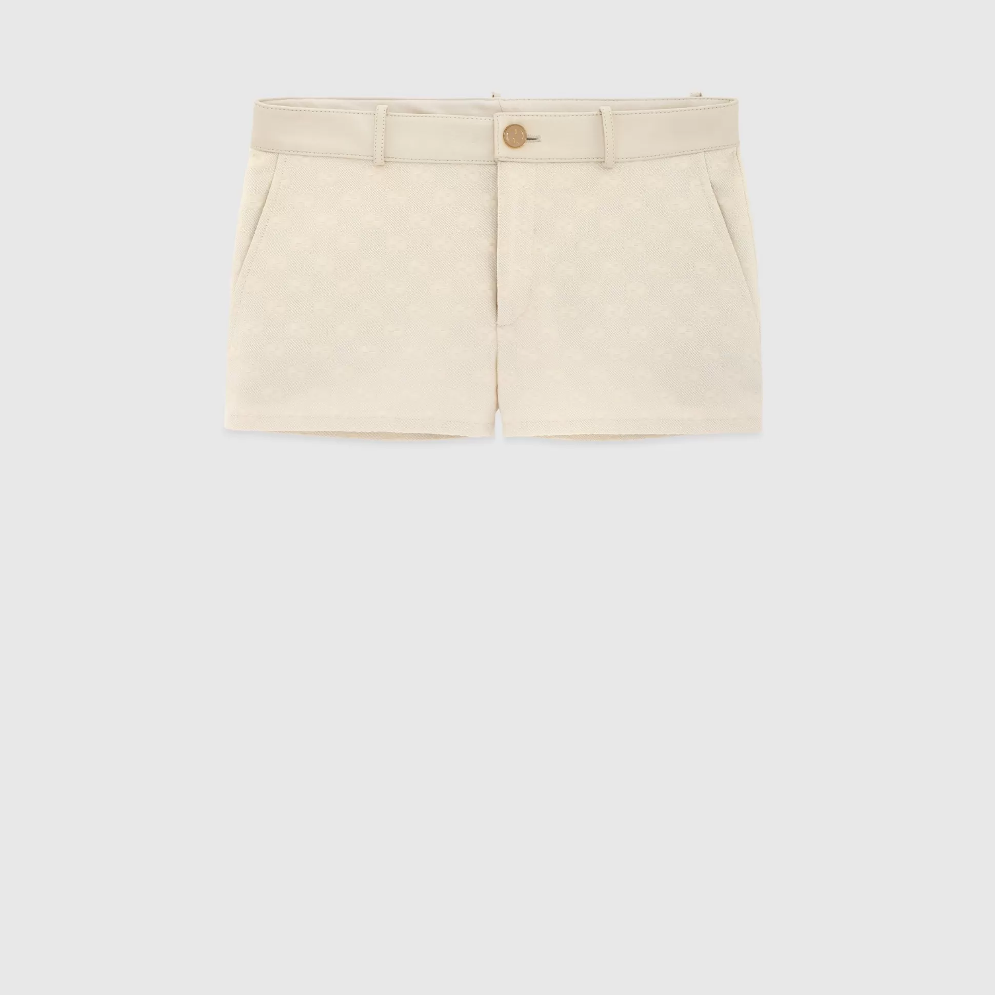 GUCCI Gg Canvas Shorts-Women Pants & Shorts