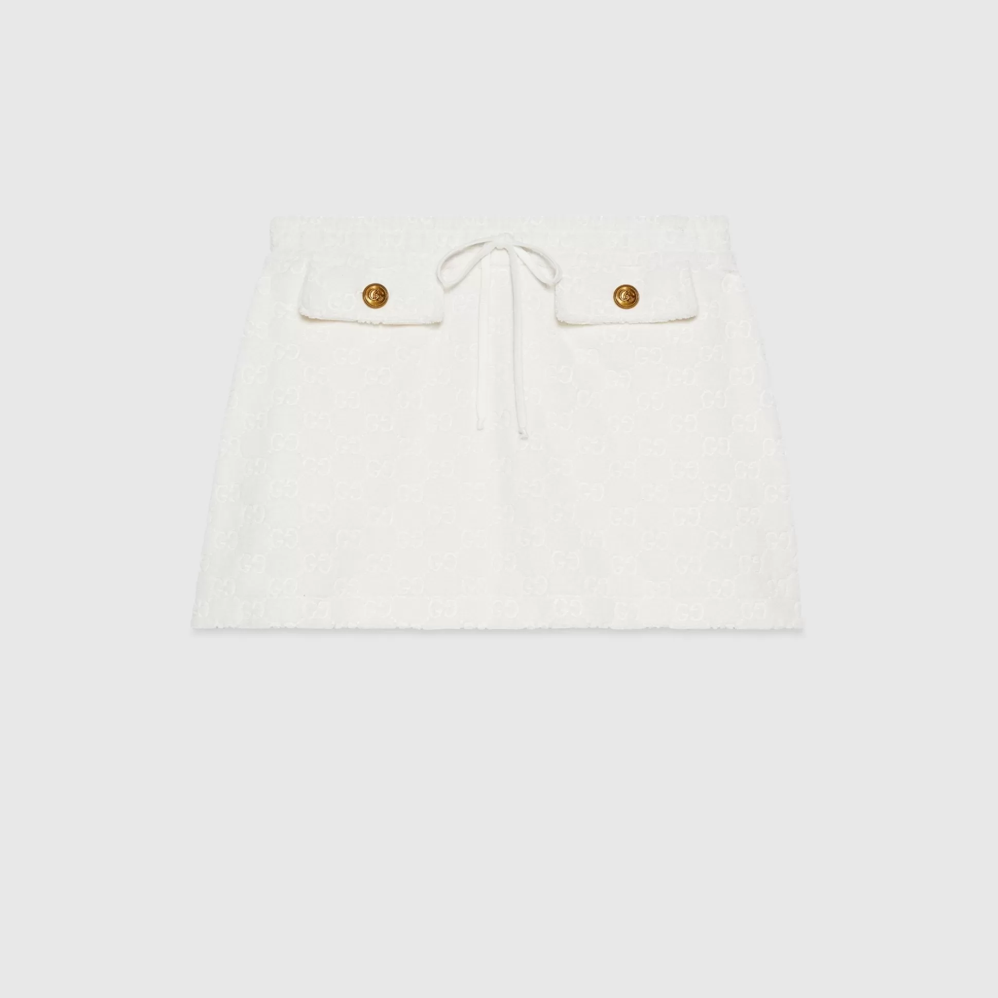 GUCCI Gg Cotton Jersey Skirt-Women Skirts