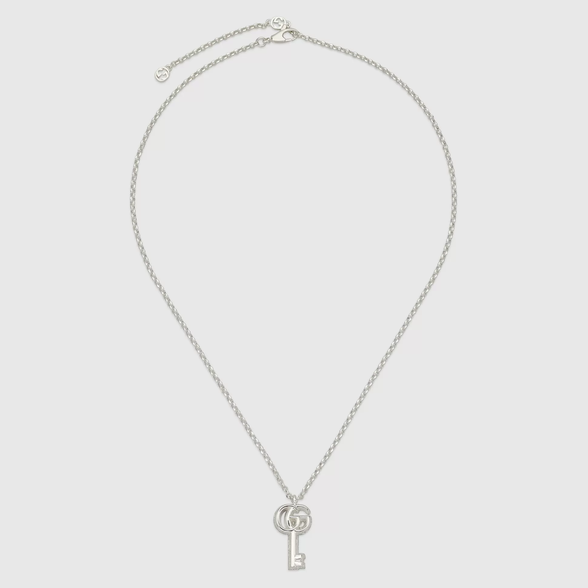 GUCCI Gg Marmont Key Charm Necklace- Necklaces
