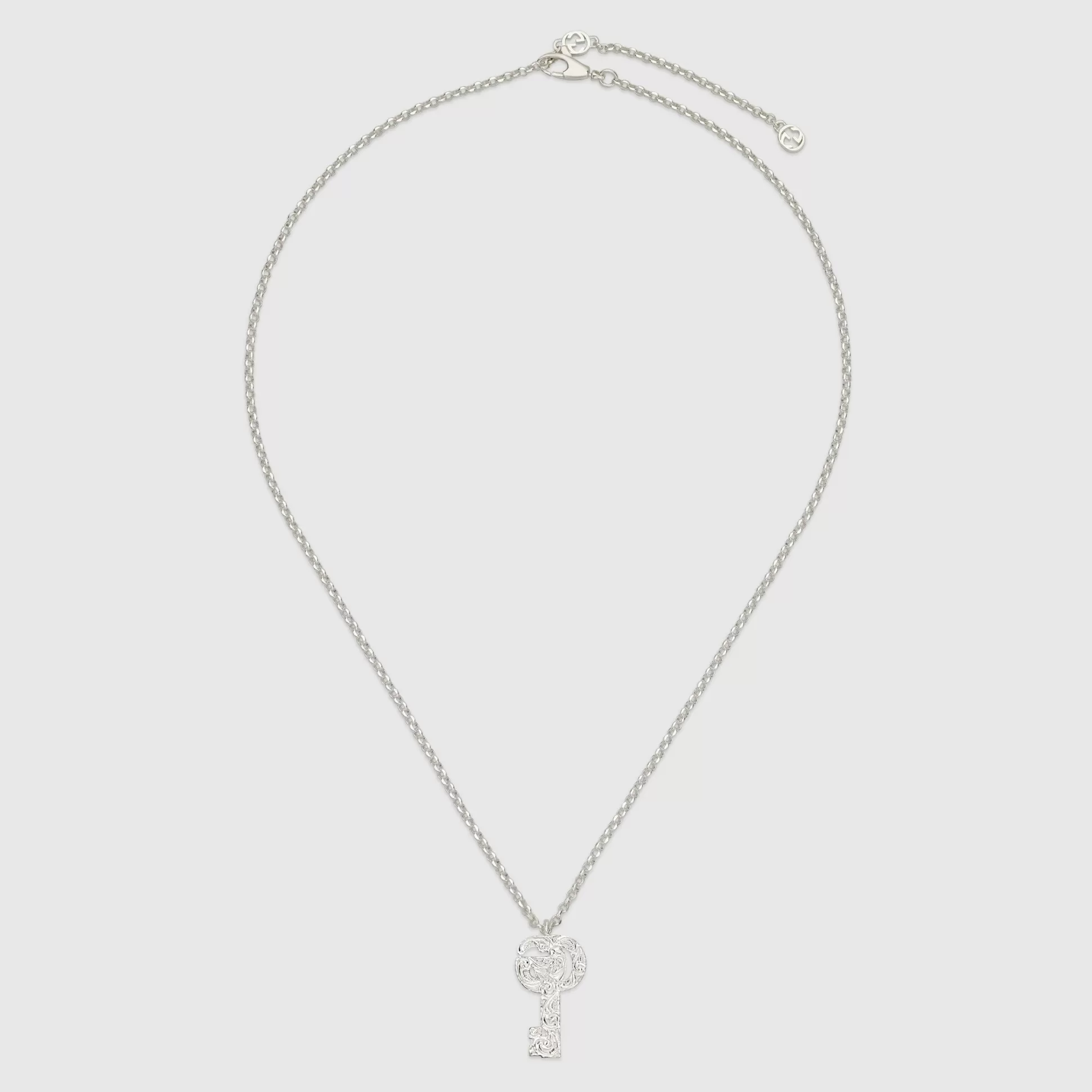 GUCCI Gg Marmont Key Charm Necklace- Necklaces