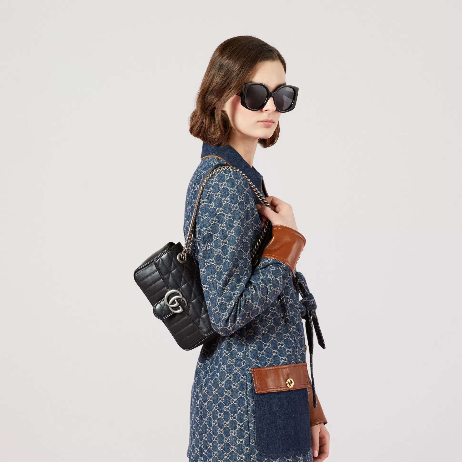 GUCCI Gg Marmont Mini Shoulder Bag-Women Shoulder Bags