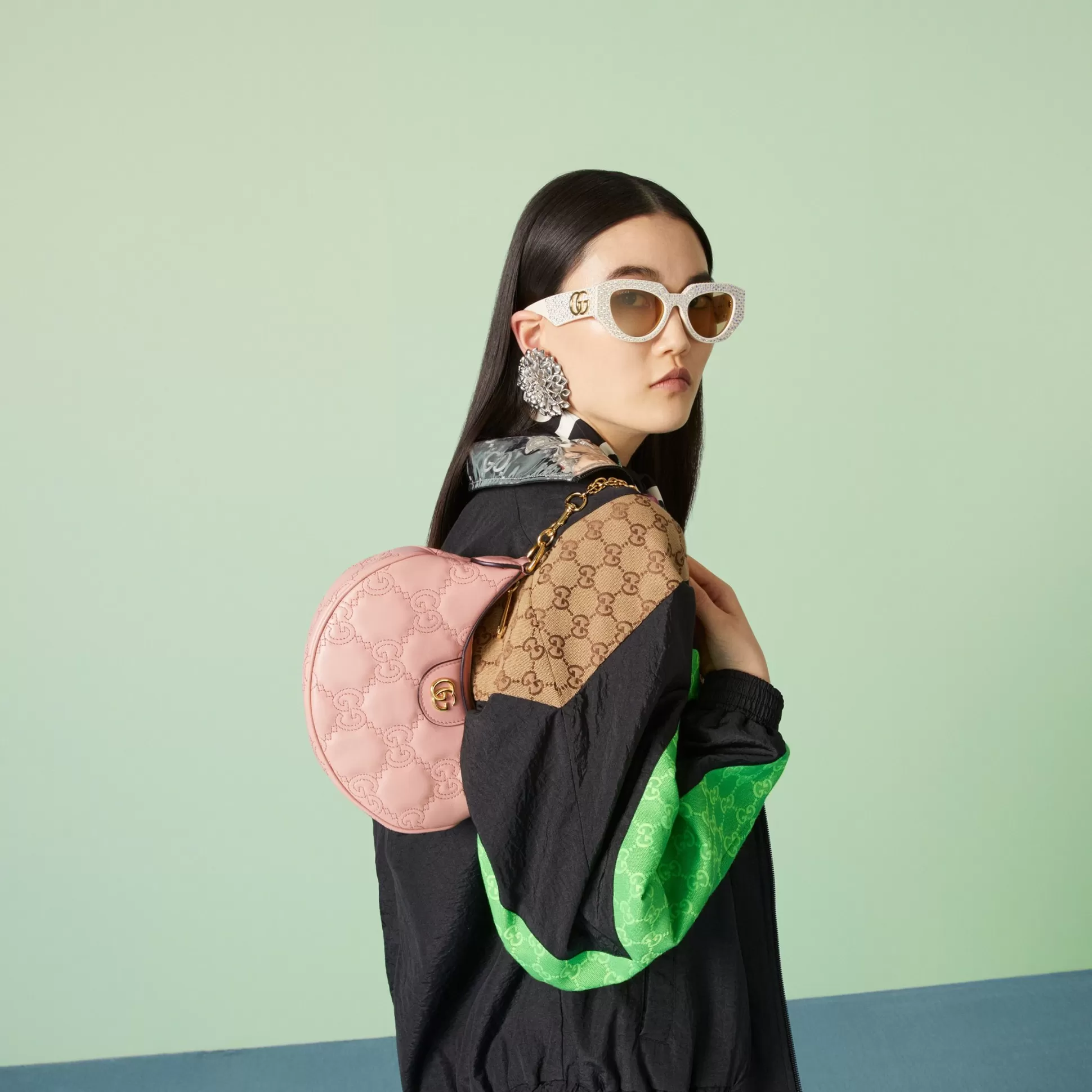 GUCCI Gg Matelasse Mini Bag-Women Shoulder Bags
