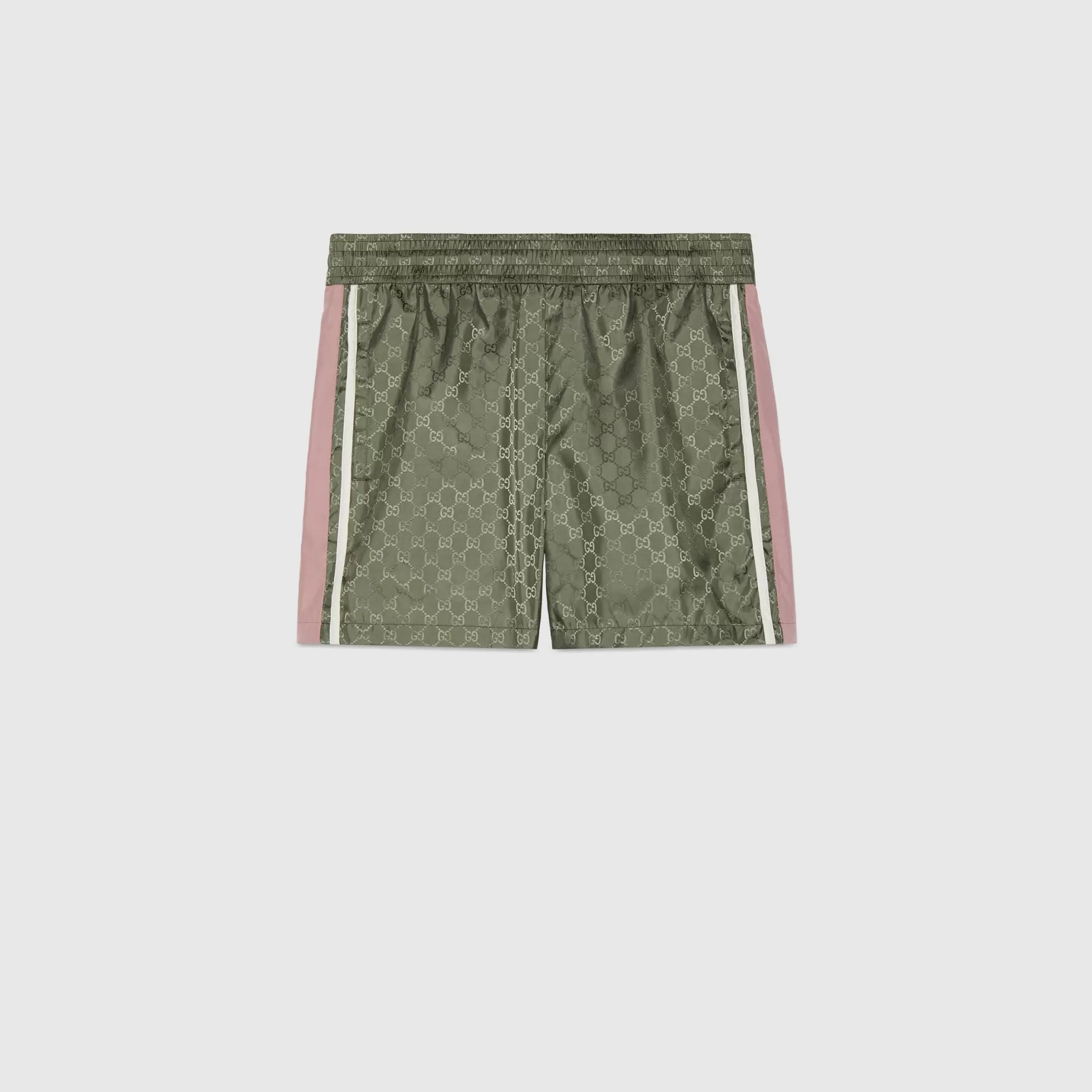 GUCCI Gg Nylon Jacquard Swim Shorts-Men Swimwear