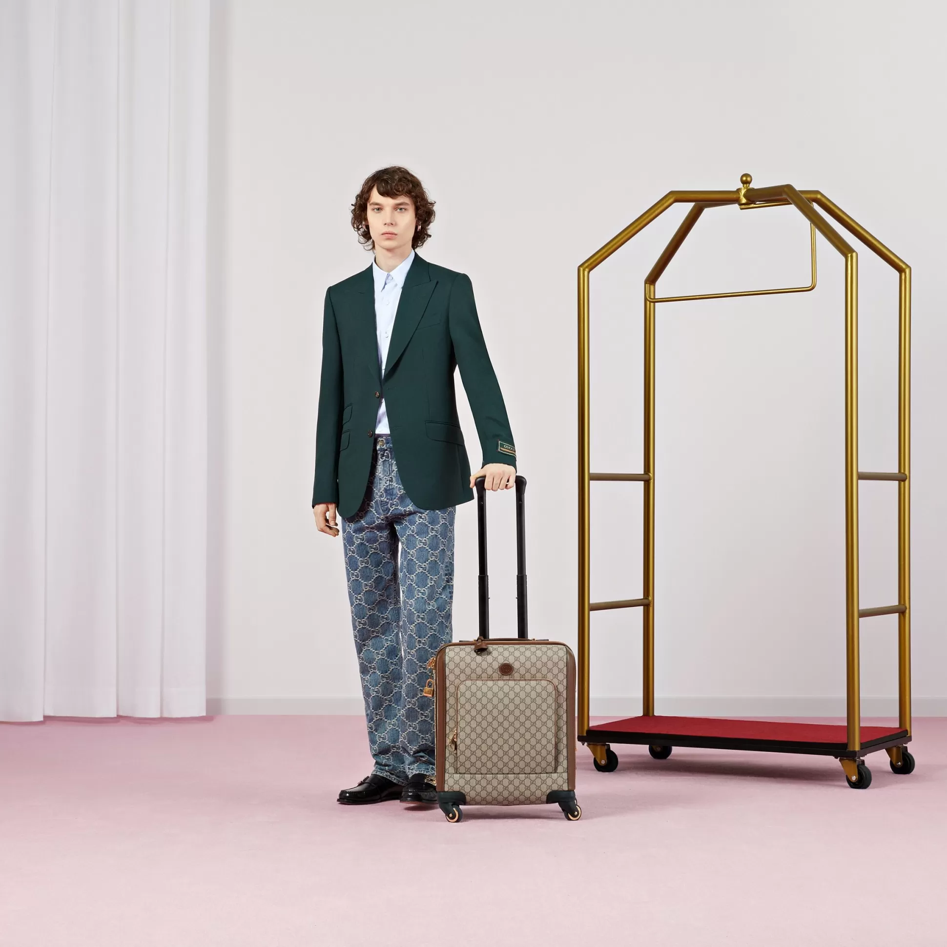 GUCCI Gg Small Cabin Trolley With Interlocking G-Men Trolleys