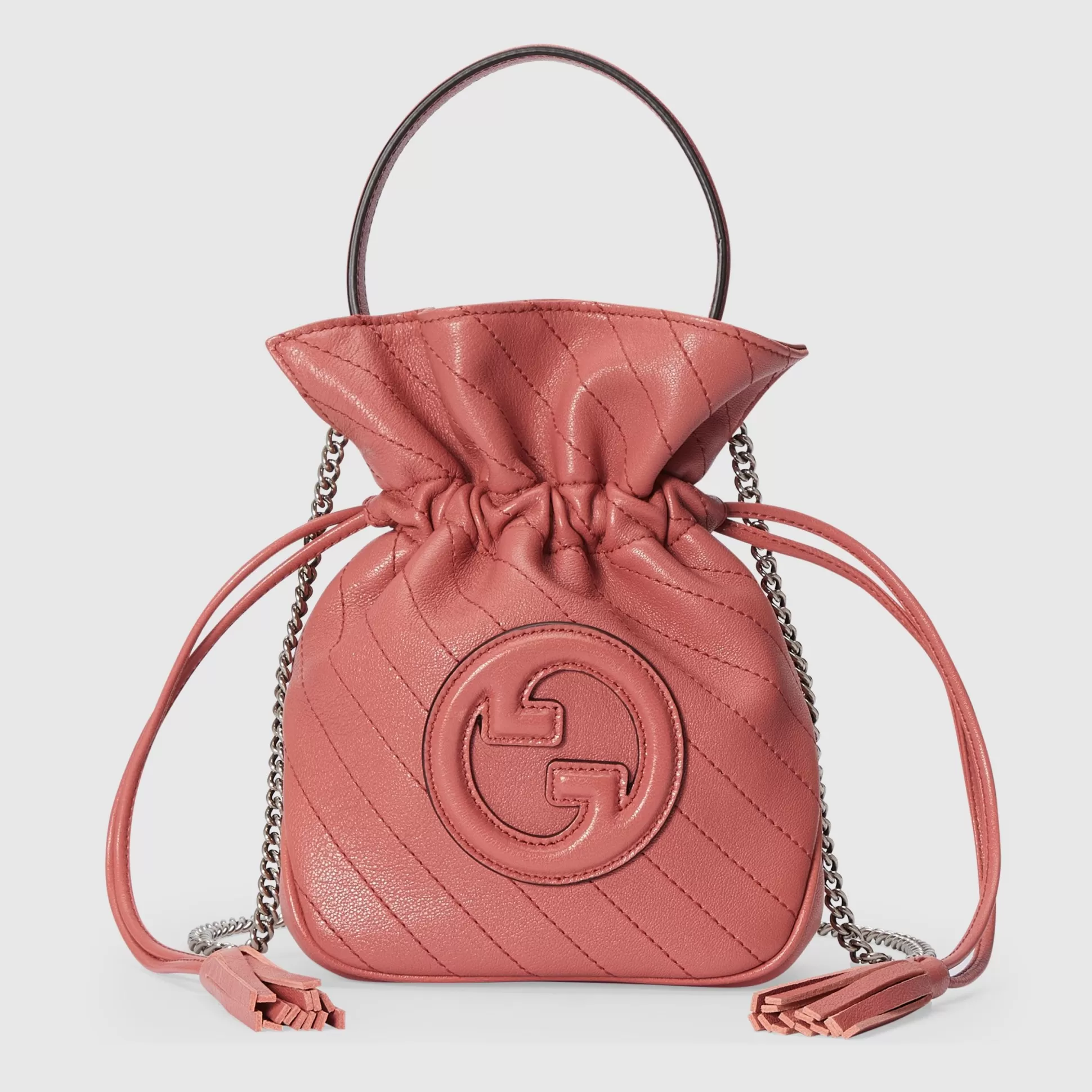 GUCCI Blondie Mini Bucket Bag-Women Top Handle Bags