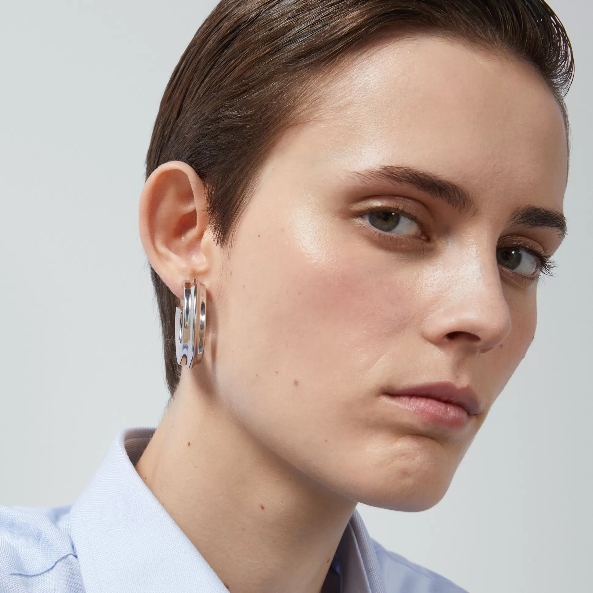 GUCCI Geometric Hoop Earrings- Earrings