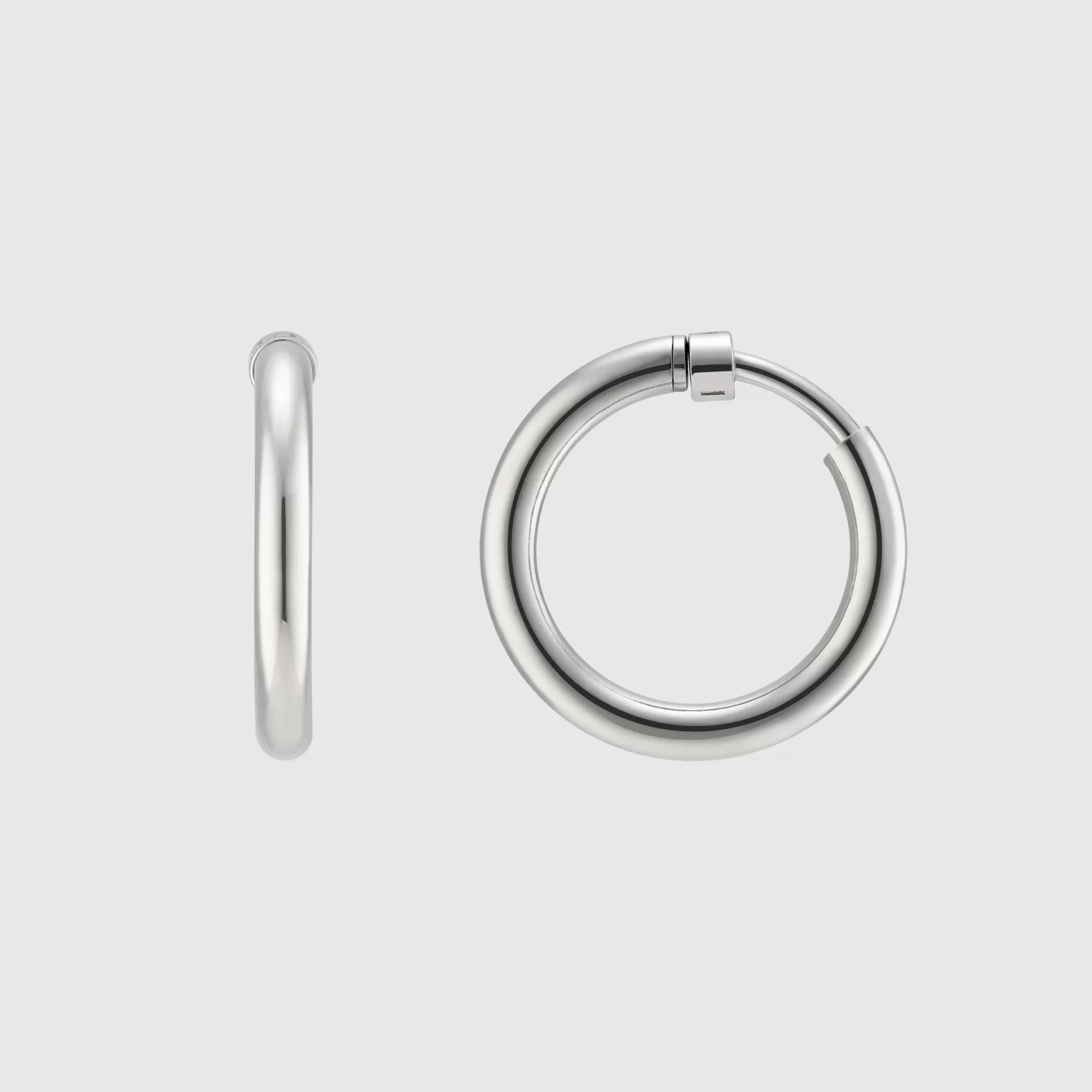 GUCCI Geometric Single Hoop Earring- Earrings
