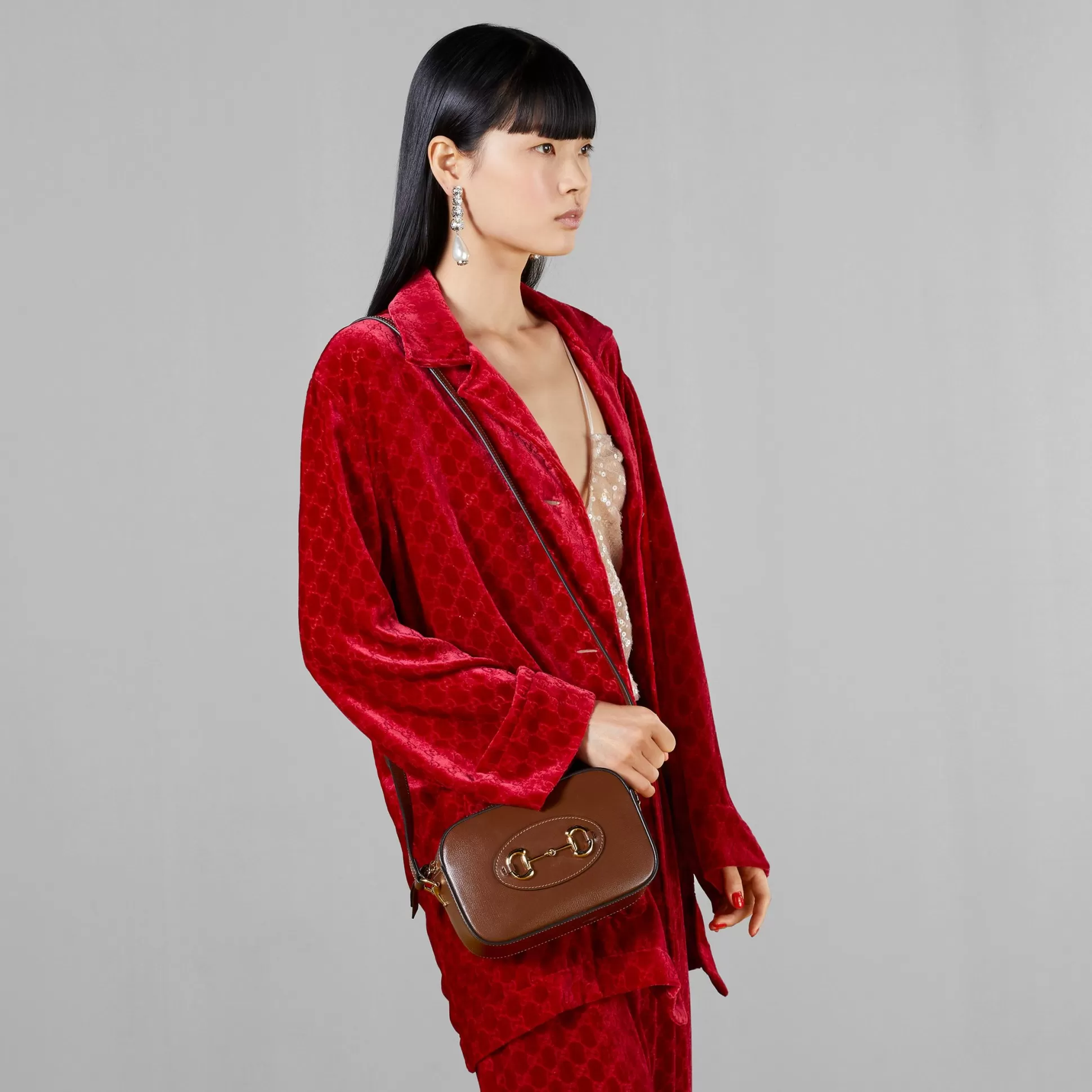 GUCCI Horsebit 1955 Small Shoulder Bag-Women Shoulder Bags