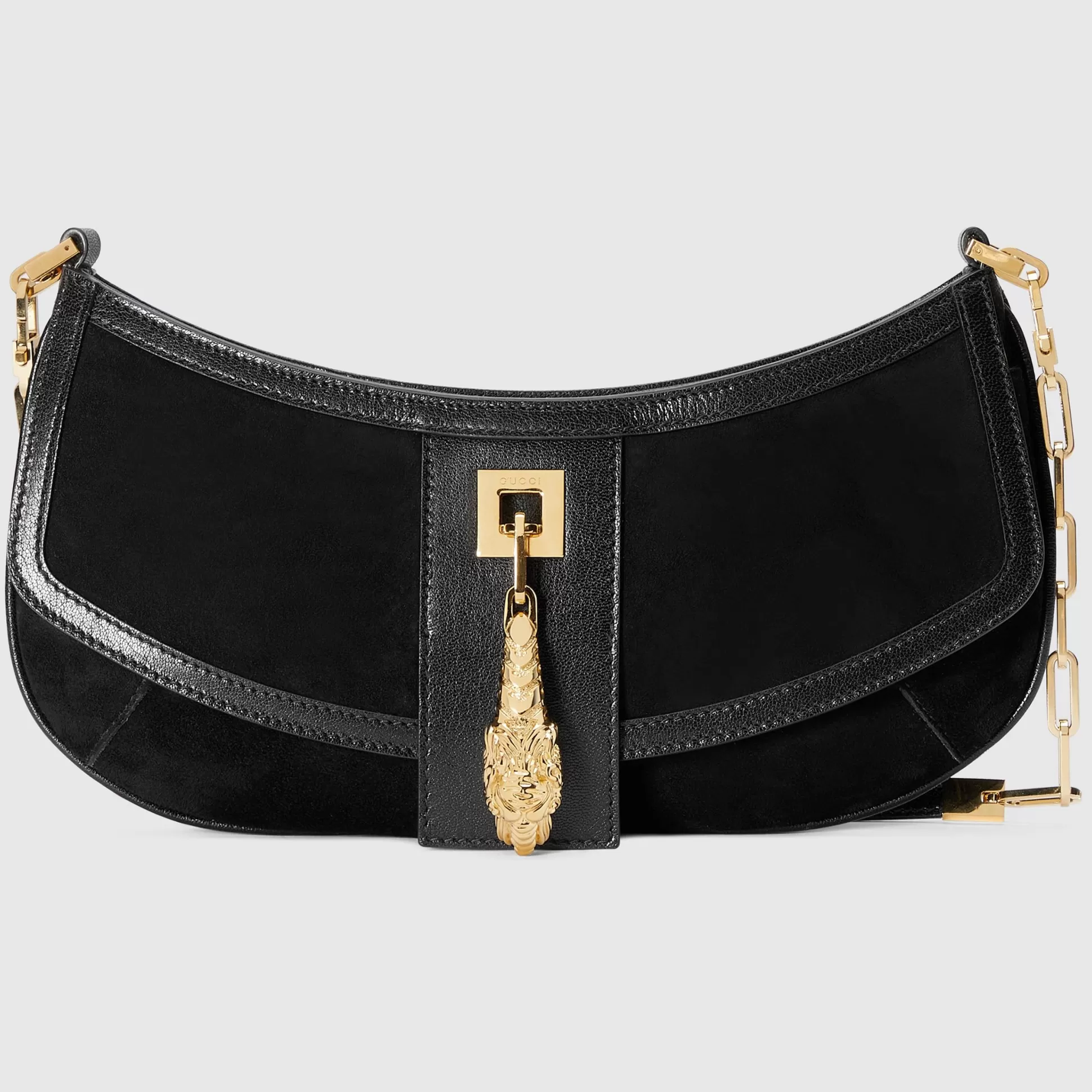 GUCCI Tiger Head Small Shoulder Bag-Women Shoulder Bags